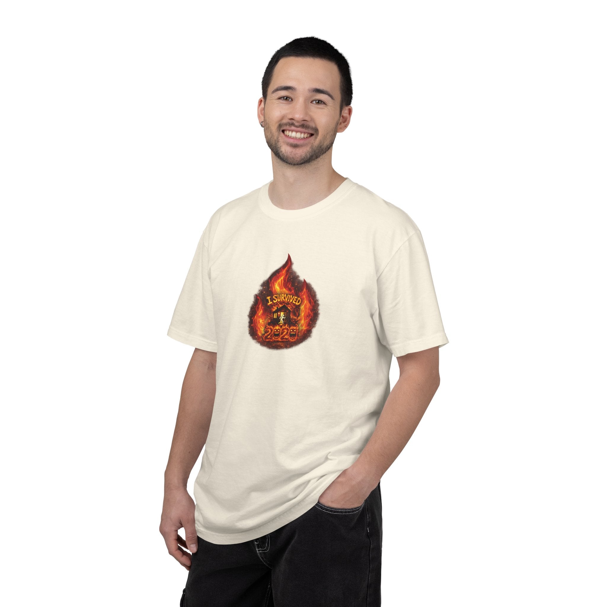 I Survived 2020 — WILDFIRES S2:E2: Director's Cut "The Bobcat Fire" Memorial Unisex Garment-Dyed T-shirt