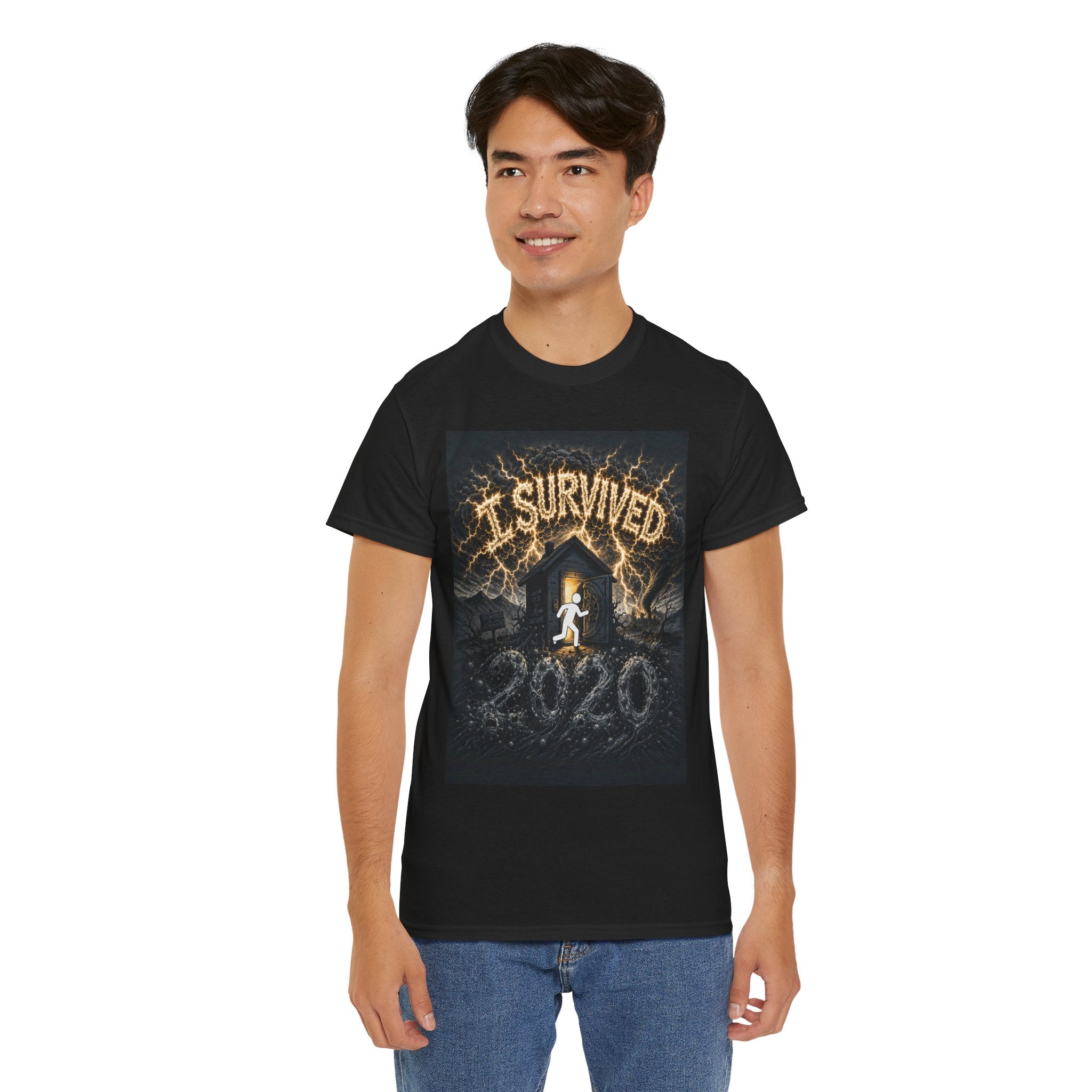 I Survived 2020 — Original PILOT Design Unisex Heavy Cotton Tee