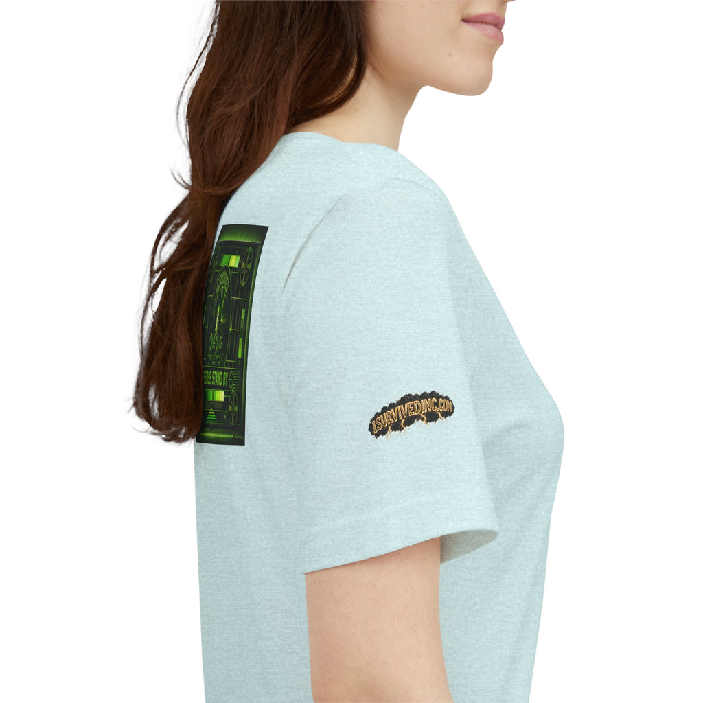 I Survived 2020 — "Please Stand By" Test Pattern Toxic Signal Tee Special Edition Summer Premiere Unisex Jersey Short Sleeve Tee