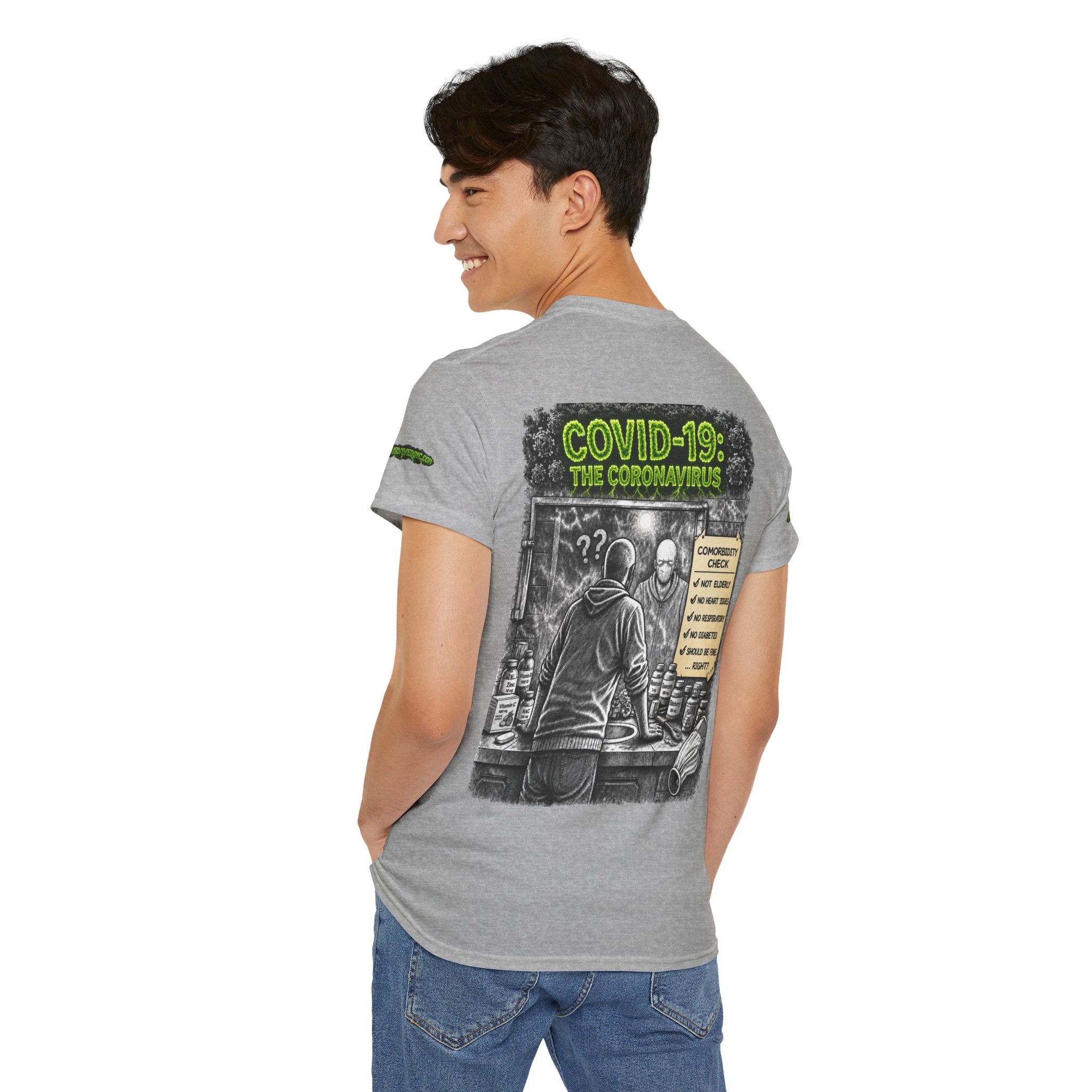 I Survived 2020 — Director's Cut S1:E1 "COVID-19: The Coronavirus" | Pandemic Edition Unisex Heavy Cotton Tee (SPECIAL EDITION)