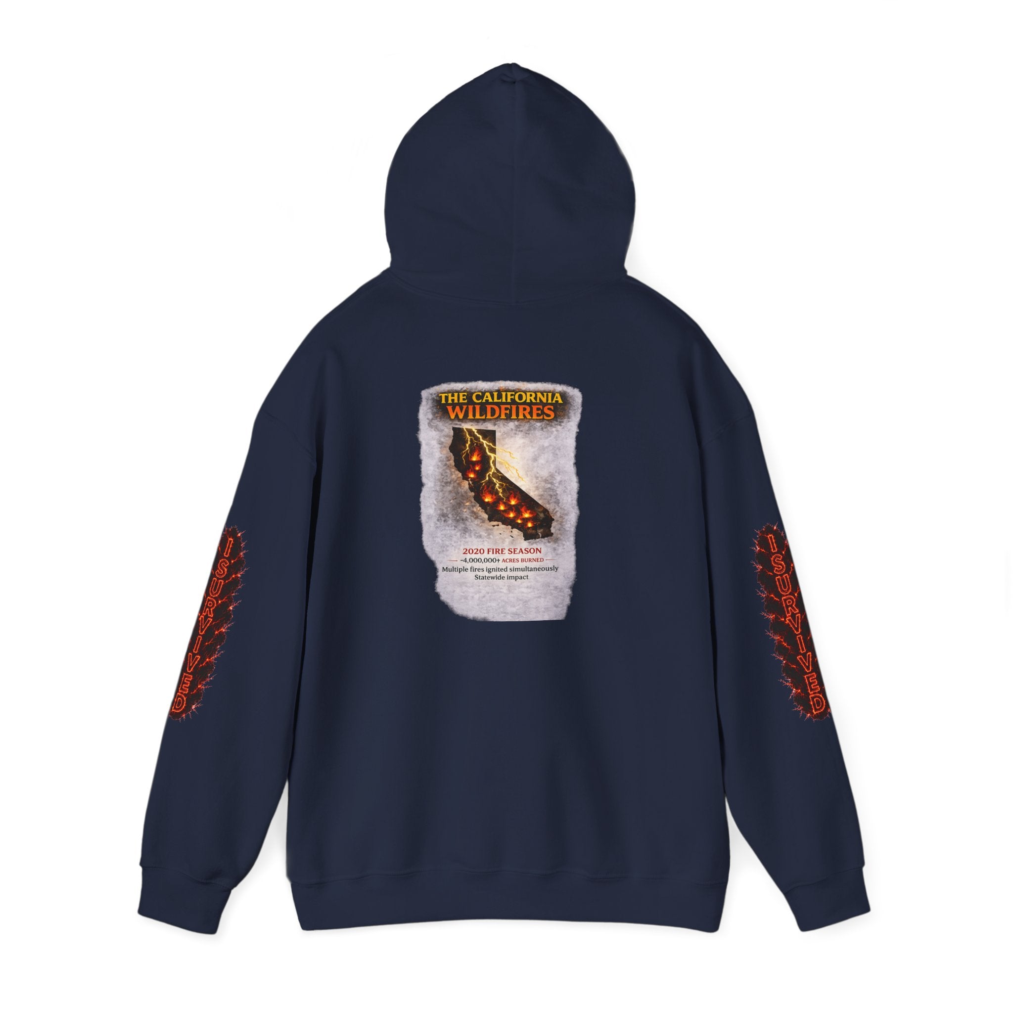 I Survived 2020 — Director's Cut S2:E3 "The California Wildfires" | Wildfire Edition Memorial Hoodie Sweatshirt