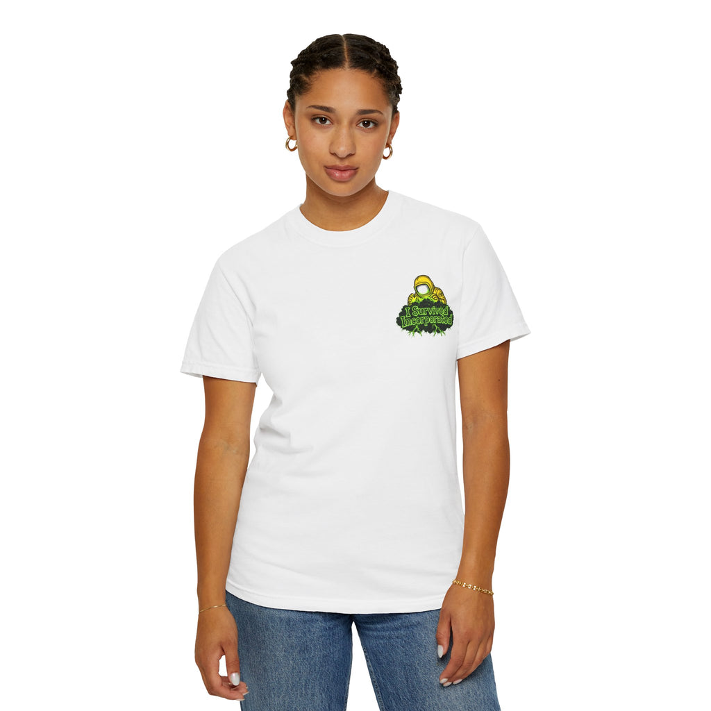 I Survived 2020 — "Please Stand By" Test Pattern Toxic Signal Tee Summer Premiere Unisex Garment-Dyed T-shirt