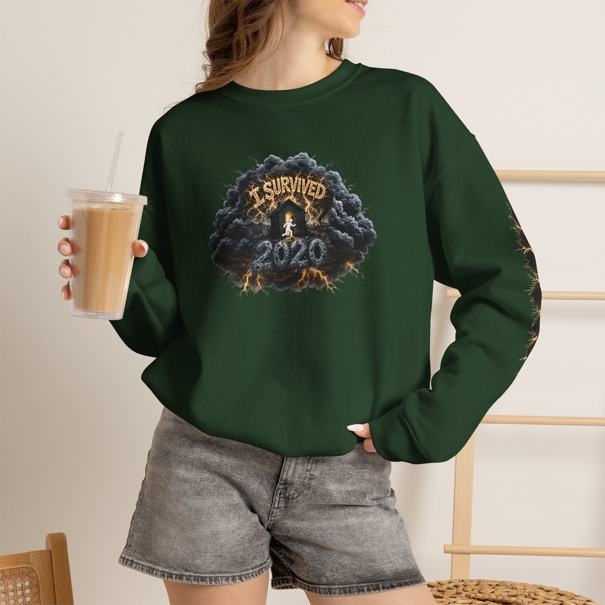 I Survived 2020 — Original PILOT Design: Director's Cut Special Edition Unisex Heavy Blend™ Crewneck Sweatshirt