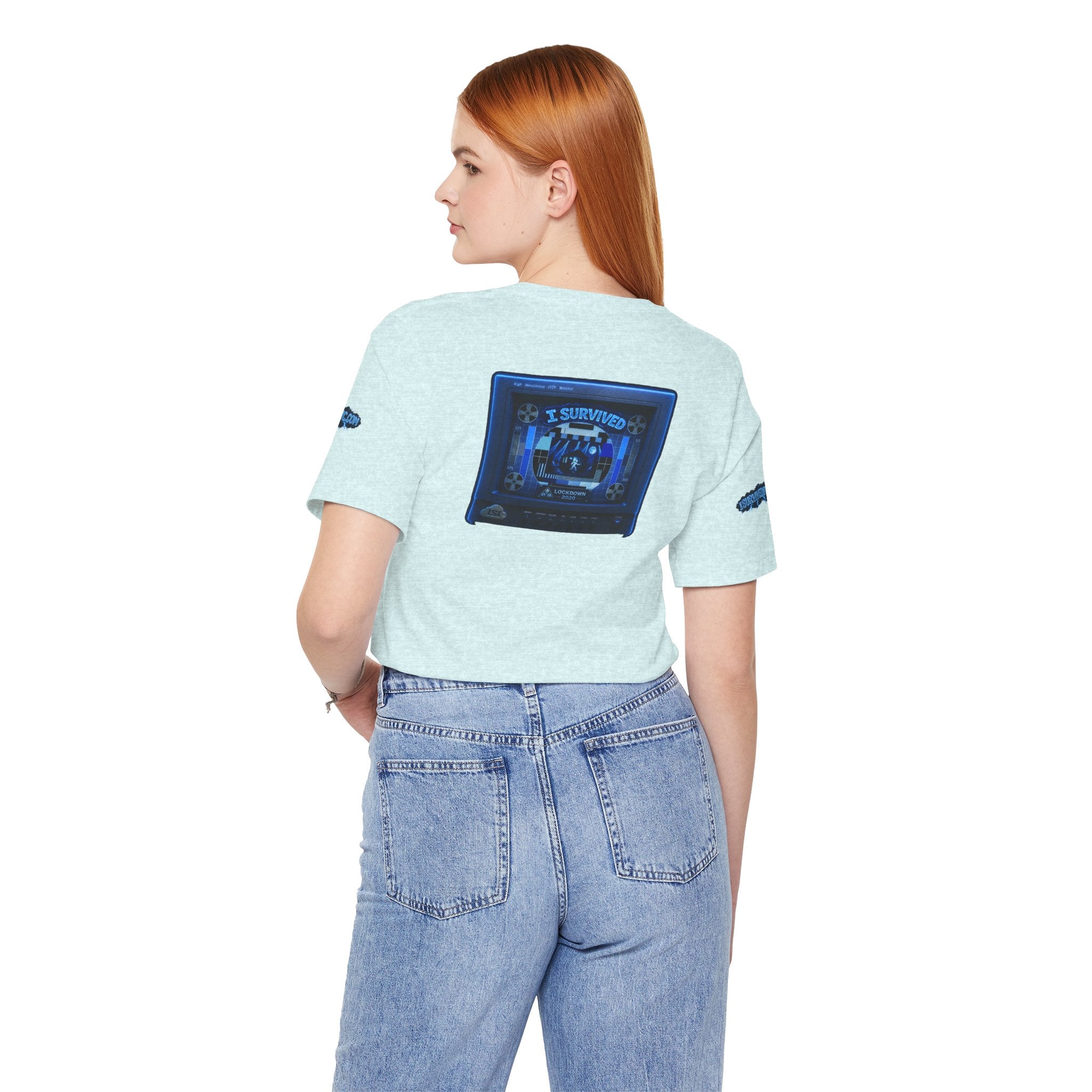 I Survived 2020 — "Please Stand By" Test Pattern Tee Lockdown Special Edition Summer Exclusive Unisex Jersey Short Sleeve Tee
