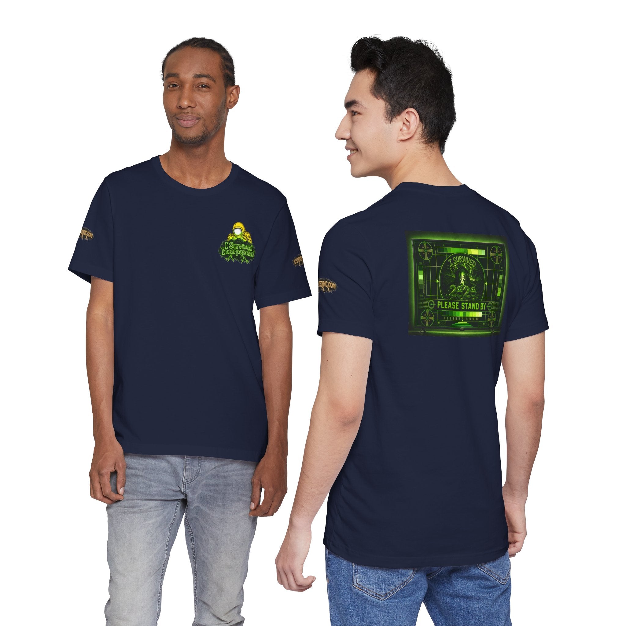 I Survived 2020 — "Please Stand By" Test Pattern Toxic Signal Tee Special Edition Summer Premiere Unisex Jersey Short Sleeve Tee