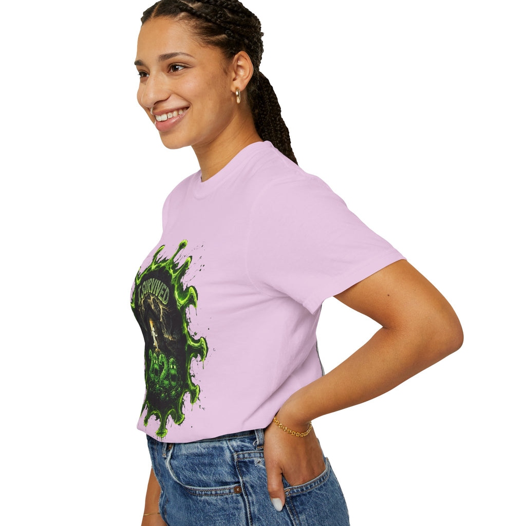 I Survived 2020 — Director's Cut S1:E5 "Delivery Doomsday" | Pandemic Edition Unisex Garment-Dyed T-shirt