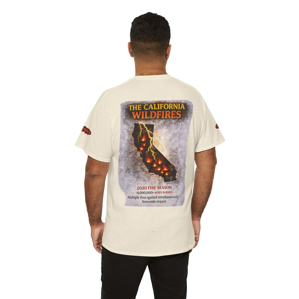 I Survived 2020 — Director's Cut S2:E3 "The California Wildfires" | Wildfire Edition Memorial Unisex Heavy Cotton Tee (SPECIAL EDITION)