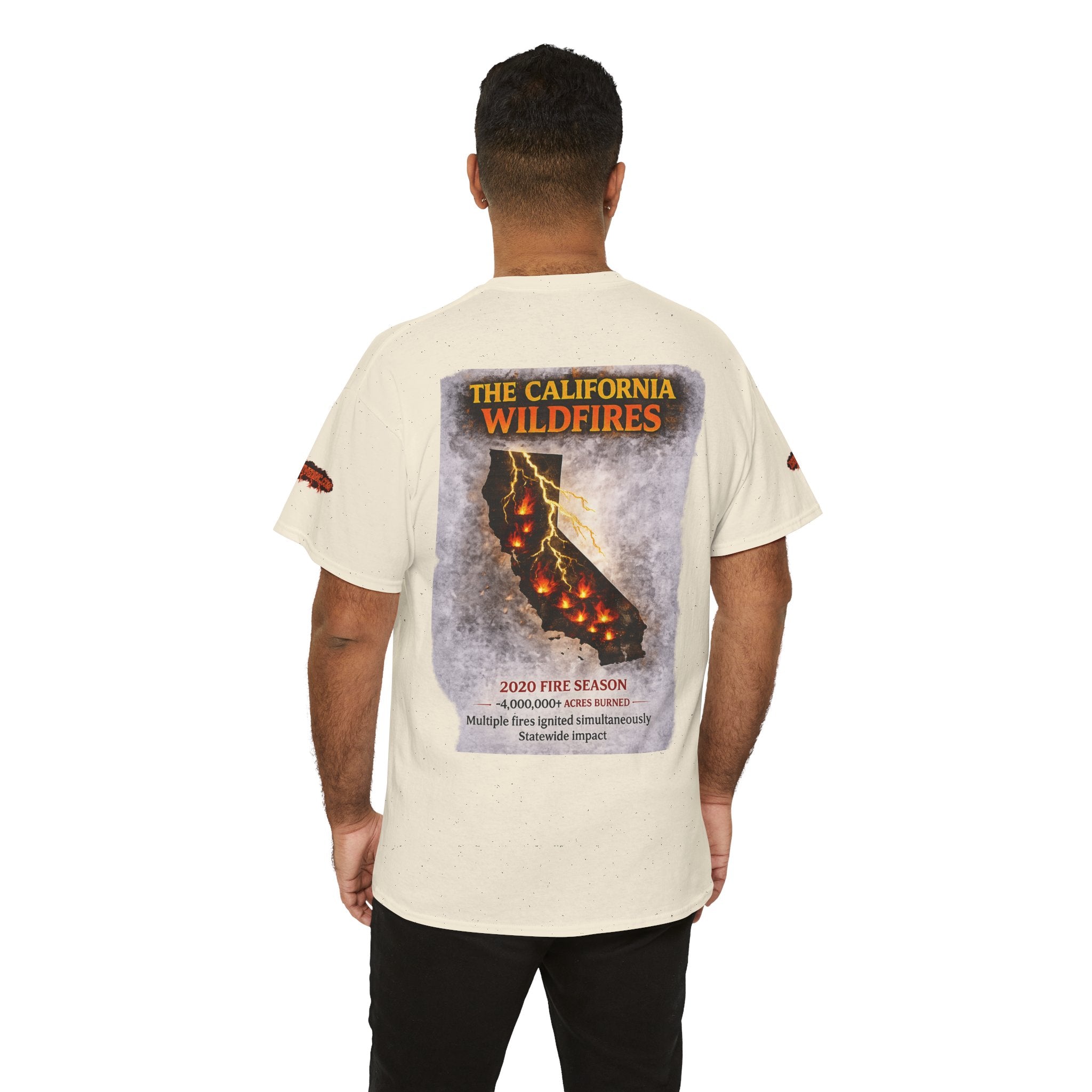 I Survived 2020 — Director's Cut S2:E3 "The California Wildfires" | Wildfire Edition Memorial Unisex Heavy Cotton Tee (SPECIAL EDITION)