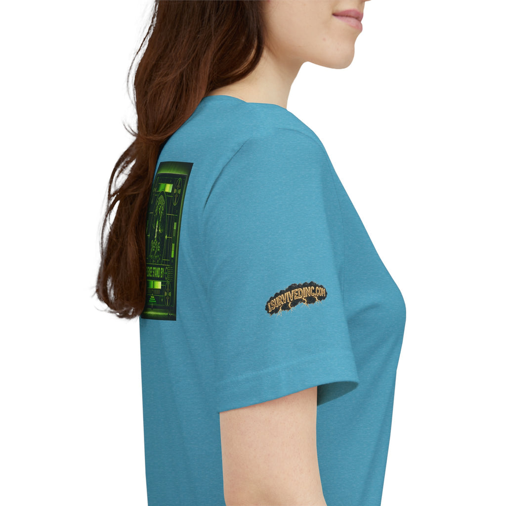 I Survived 2020 — "Please Stand By" Test Pattern Toxic Signal Tee Special Edition Summer Premiere Unisex Jersey Short Sleeve Tee