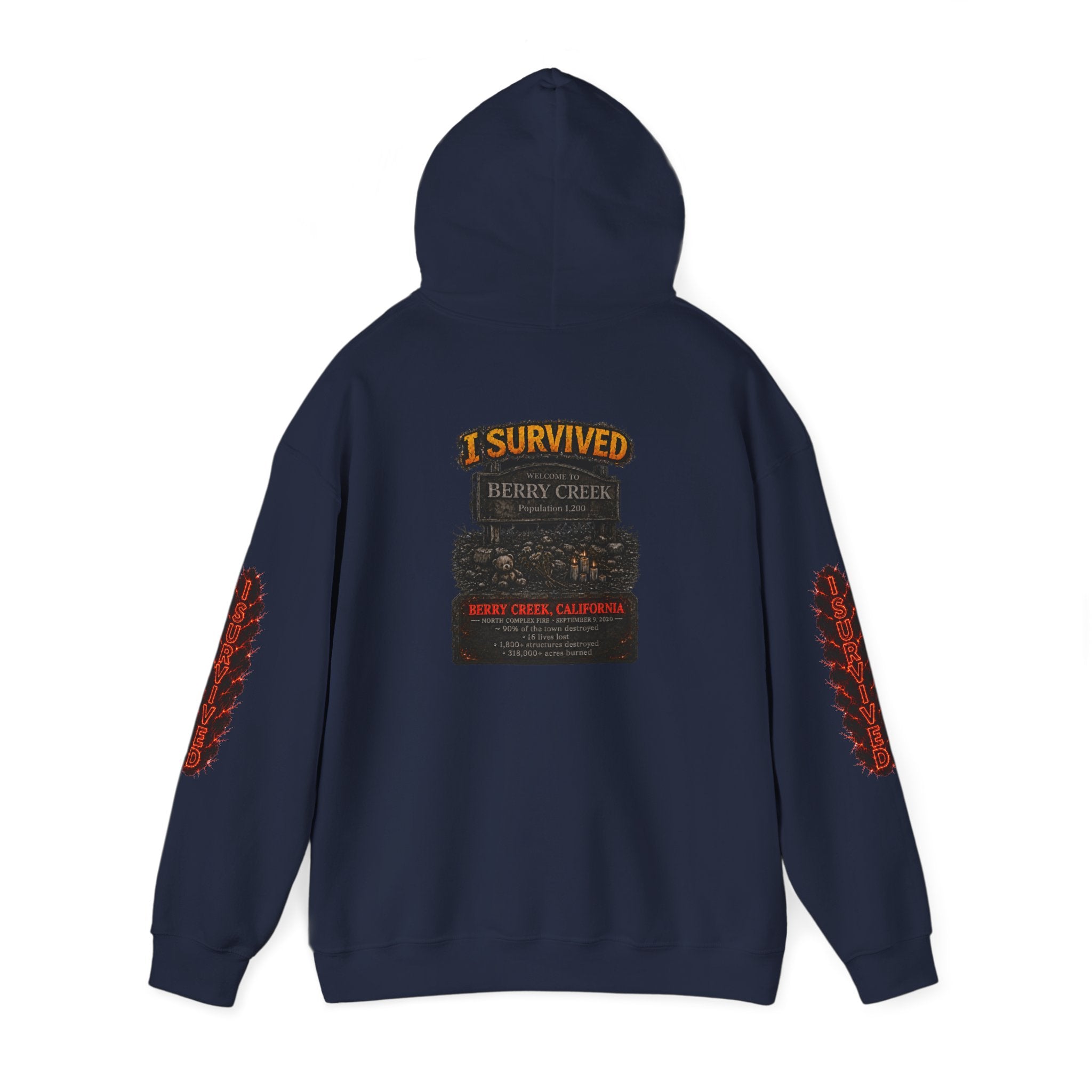 I Survived 2020 — Director's Cut S2:E1 "Berry Creek" | Wildfire Edition Memorial Hoodie Sweatshirt