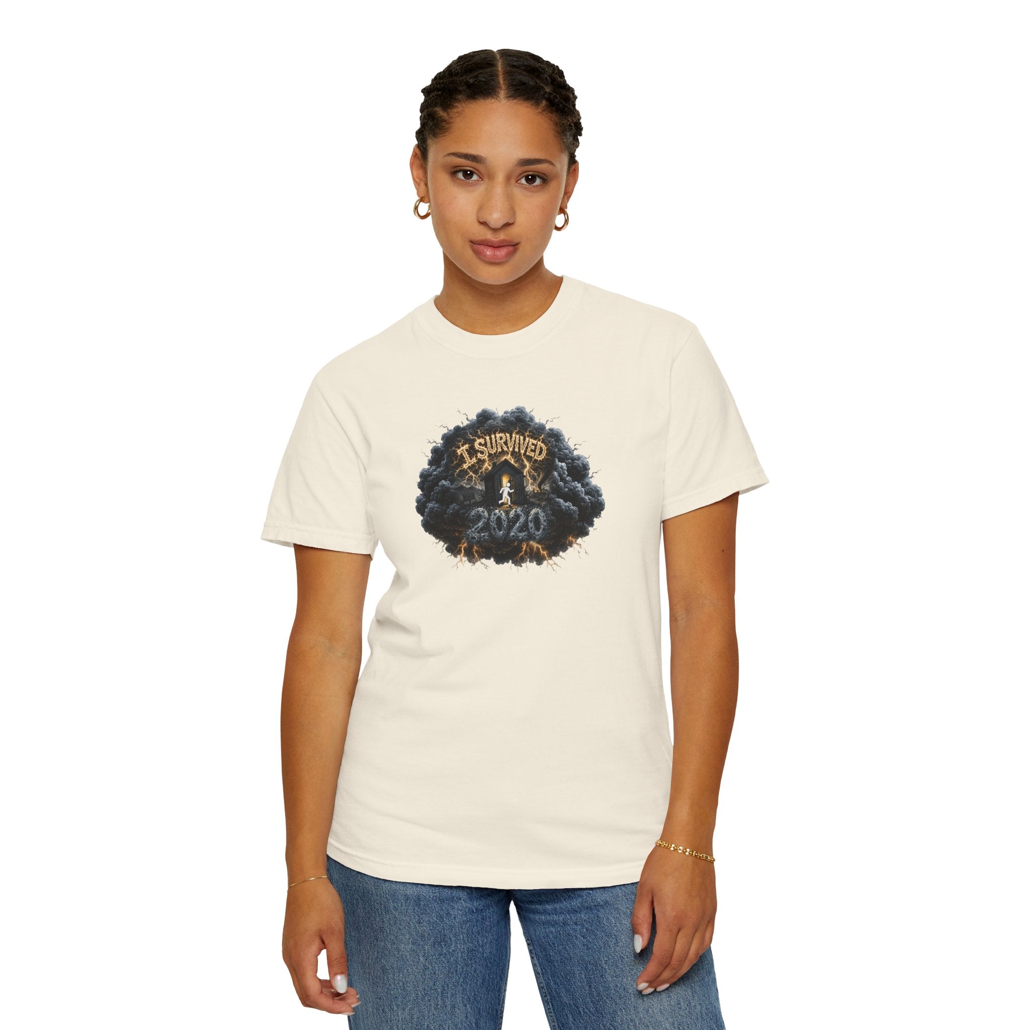 I Survived 2020 — Original PILOT Design: Director's Cut Unisex Garment-Dyed T-shirt