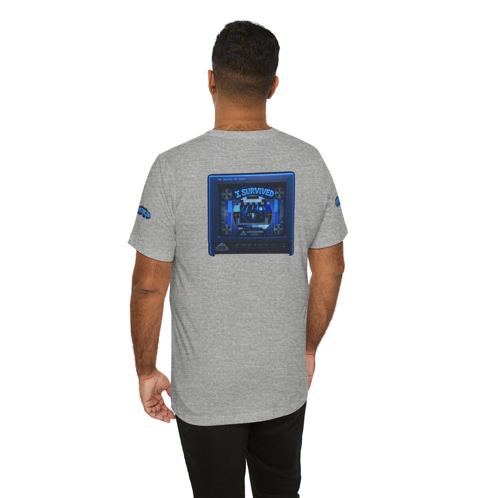 I Survived 2020 — "Please Stand By" Test Pattern Tee Lockdown Special Edition Summer Exclusive Unisex Jersey Short Sleeve Tee