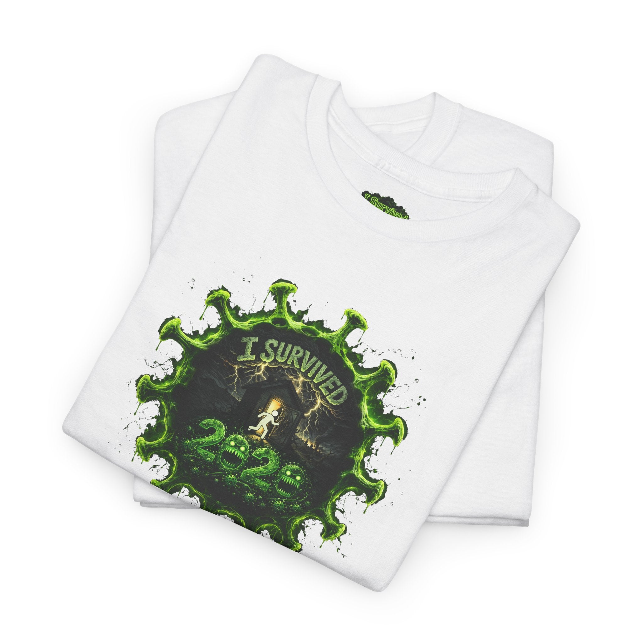 I Survived 2020 — PANDEMIC S1:E2: Director's Cut Special Edition "The Coming of COVID" Unisex Heavy Cotton Tee