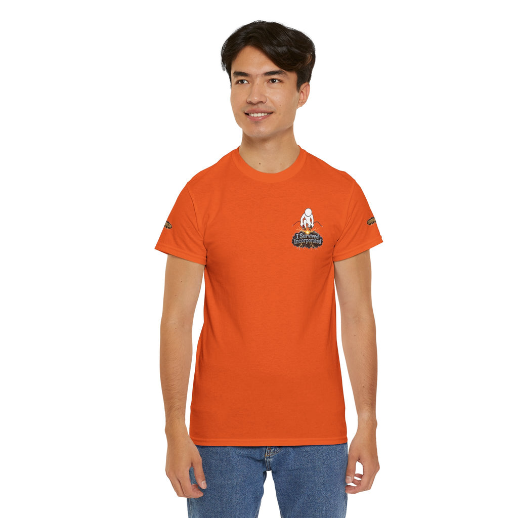 I Survived 2020 — "Please Stand By" Test Pattern Tee Special Edition Summer Premier Unisex Heavy Cotton Tee