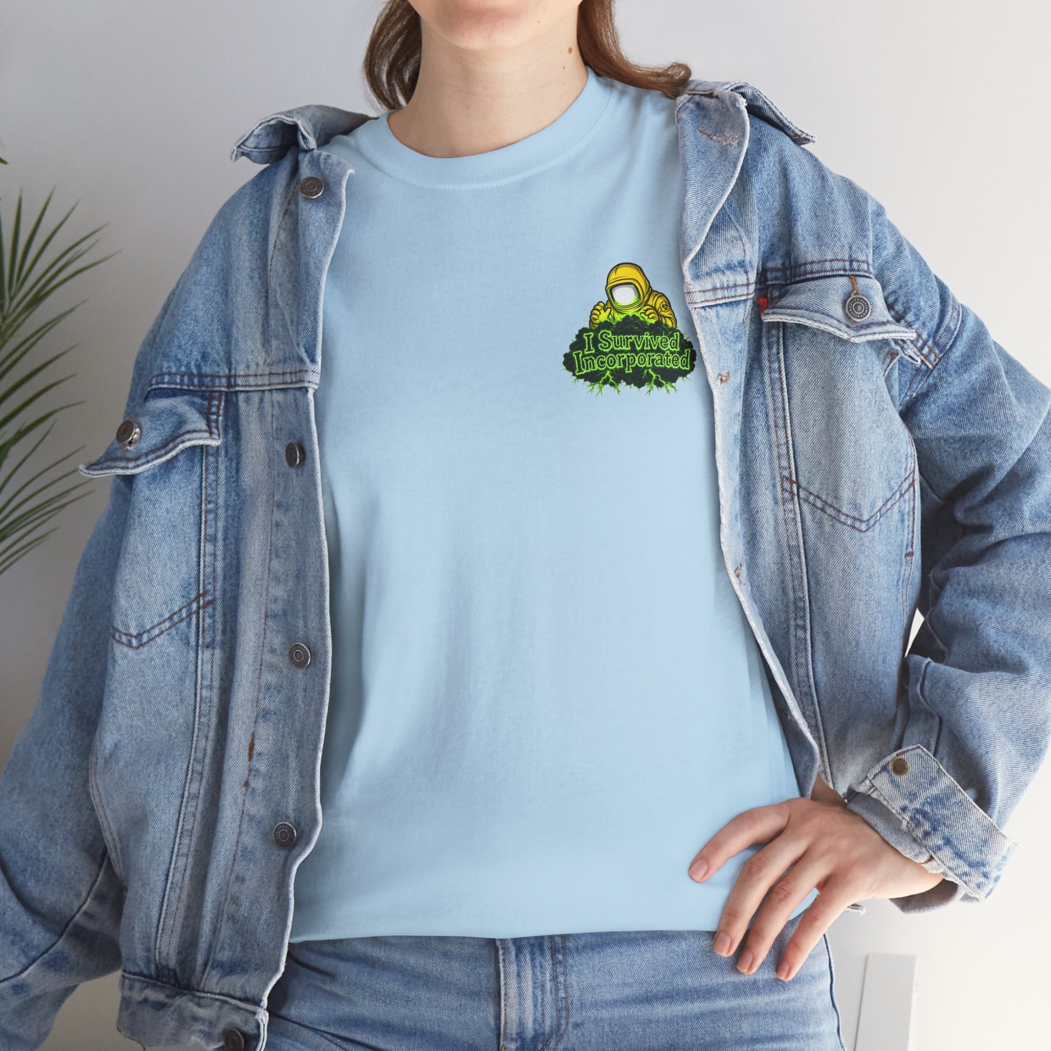 I Survived 2020 — "Please Stand By" Test Pattern Toxic Signal Tee Summer Premiere Unisex Heavy Cotton Tee