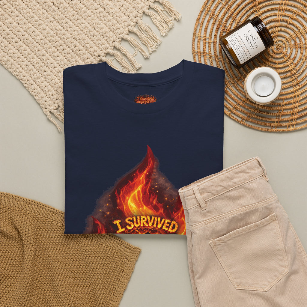 I Survived 2020 — Director's Cut S2:E3 "The California Wildfires" | Wildfire Edition Memorial Unisex Heavy Cotton Tee (SPECIAL EDITION)