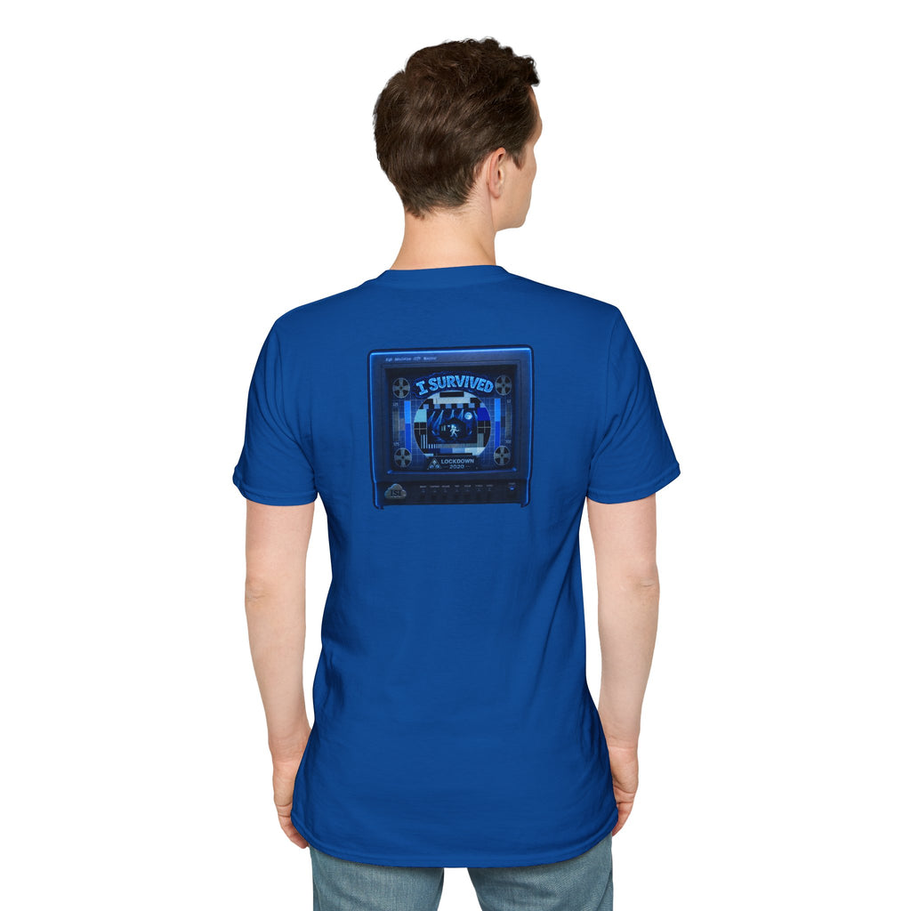 I Survived 2020 — "Please Stand By" Test Pattern Tee Lockdown Edition Summer Exclusive Unisex Softstyle T-Shirt