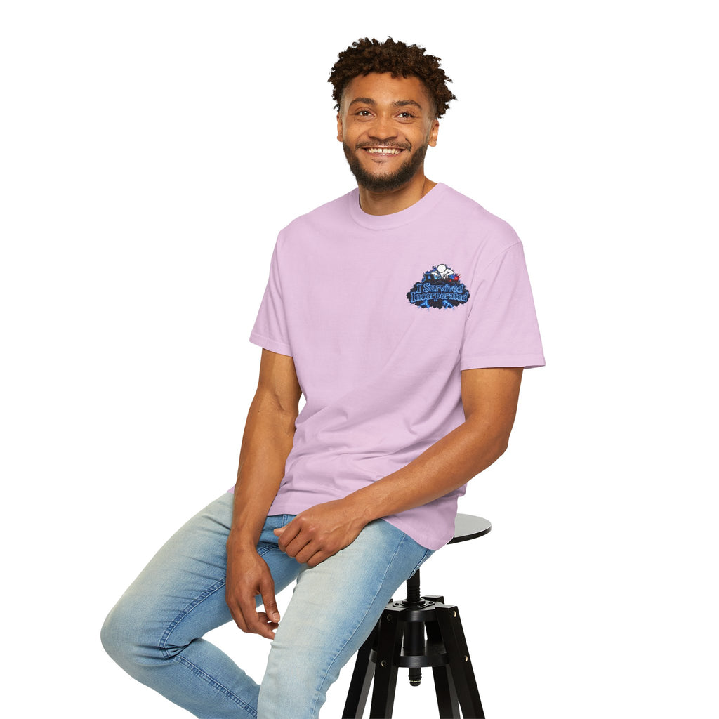 I Survived 2020 — "Please Stand By" Test Pattern Tee Lockdown Special Edition Summer Exclusive Unisex Garment-Dyed T-shirt