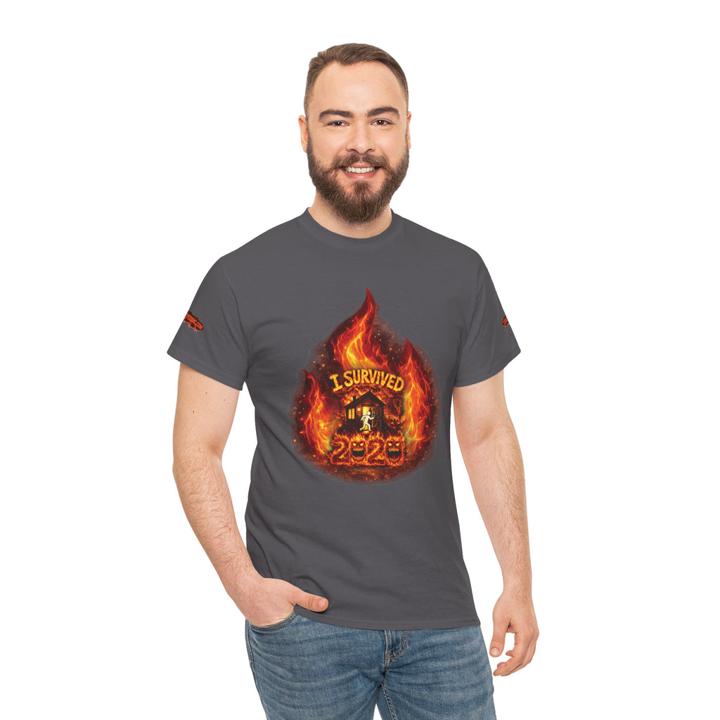 I Survived 2020 — Director's Cut S2:E3 "The California Wildfires" | Wildfire Edition Memorial Unisex Heavy Cotton Tee (SPECIAL EDITION)