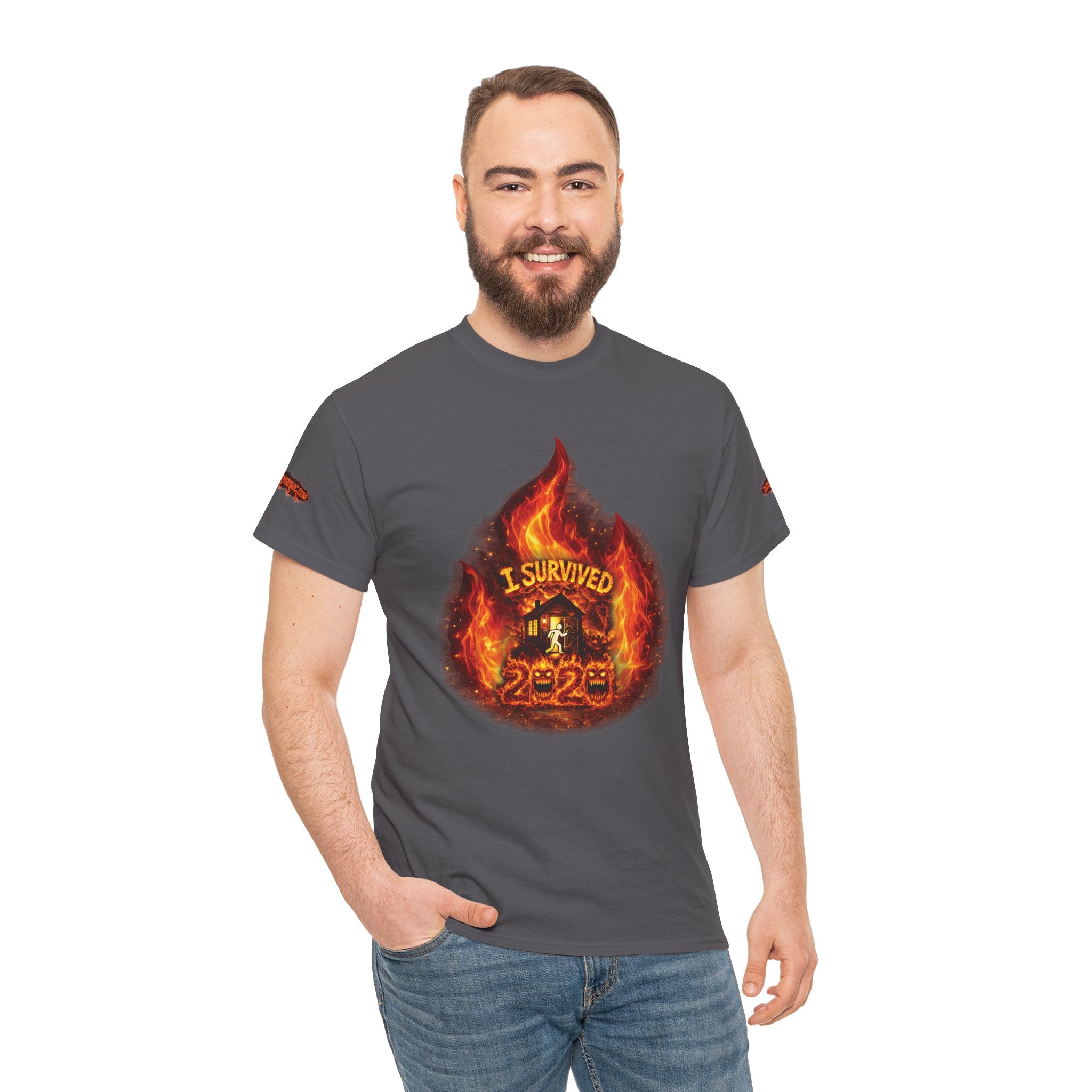 I Survived 2020 — Director's Cut S2:E3 "The California Wildfires" | Wildfire Edition Memorial Unisex Heavy Cotton Tee (SPECIAL EDITION)