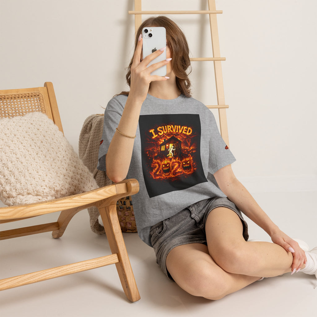 I Survived 2020 — WILDFIRES S2:E3: Special Edition "The California Wildfires" Memorial Unisex Heavy Cotton Tee