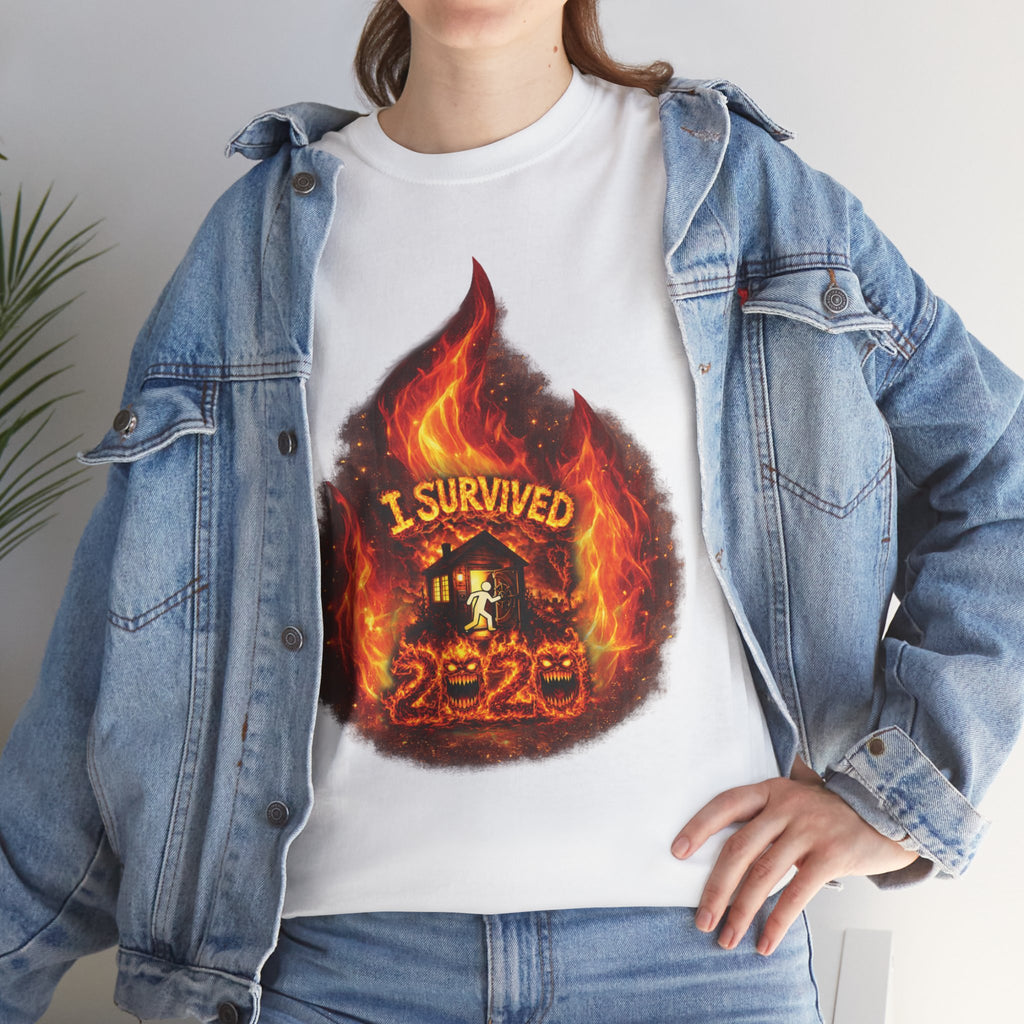 I Survived 2020 — Director's Cut S2:E1 "Berry Creek" | Wildfire Edition Memorial Unisex Heavy Cotton Tee