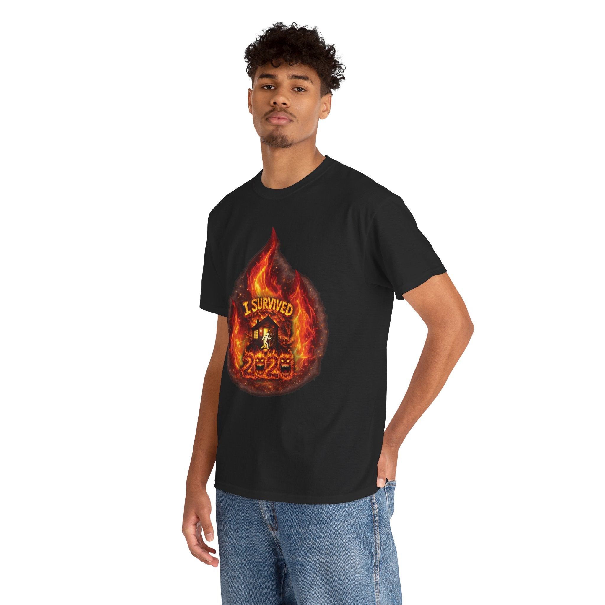 I Survived 2020 — Director's Cut S2:E2 "The Bobcat Fire" | Wildfire Edition Memorial Unisex Heavy Cotton Tee