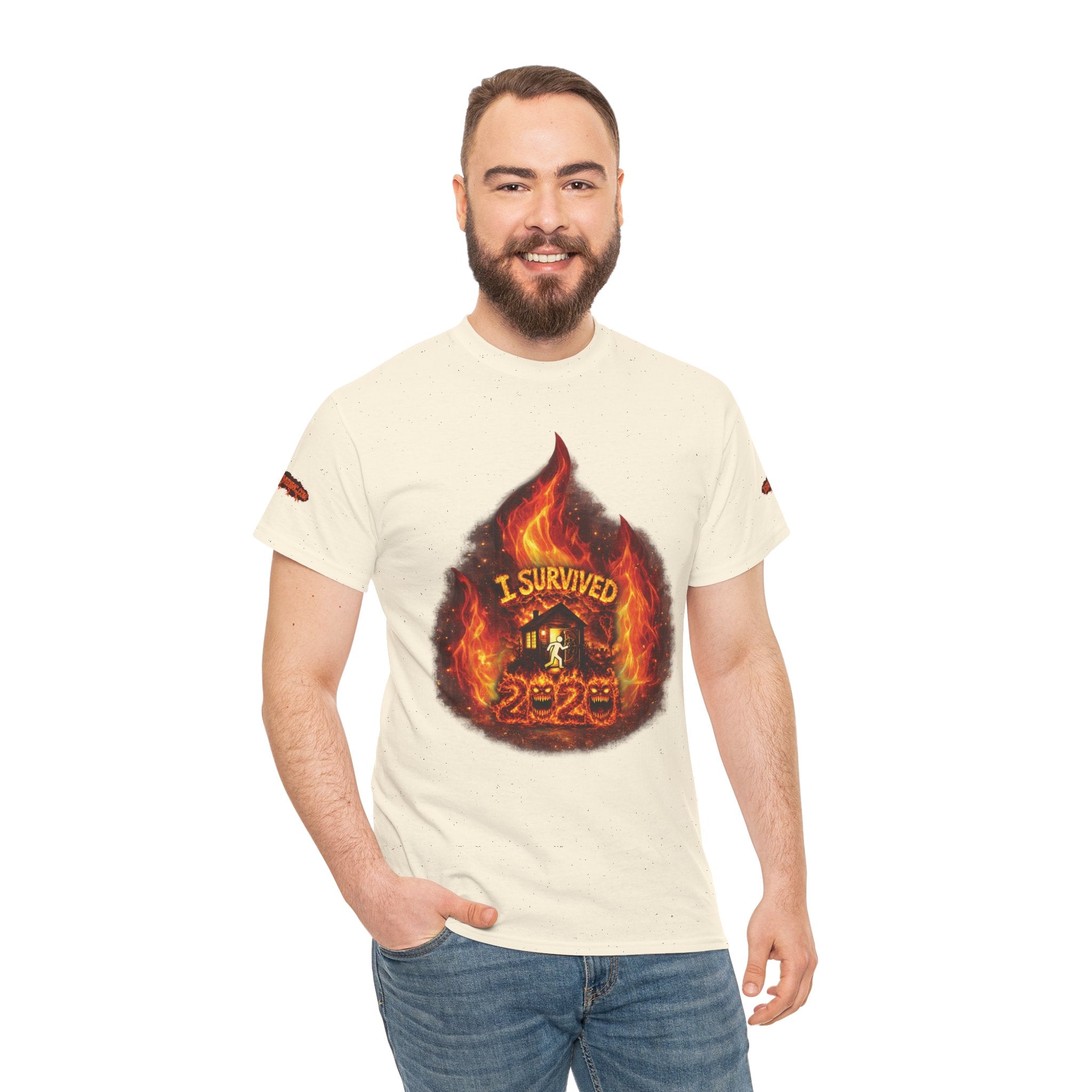I Survived 2020 — Director's Cut S2:E3 "The California Wildfires" | Wildfire Edition Memorial Unisex Heavy Cotton Tee (SPECIAL EDITION)