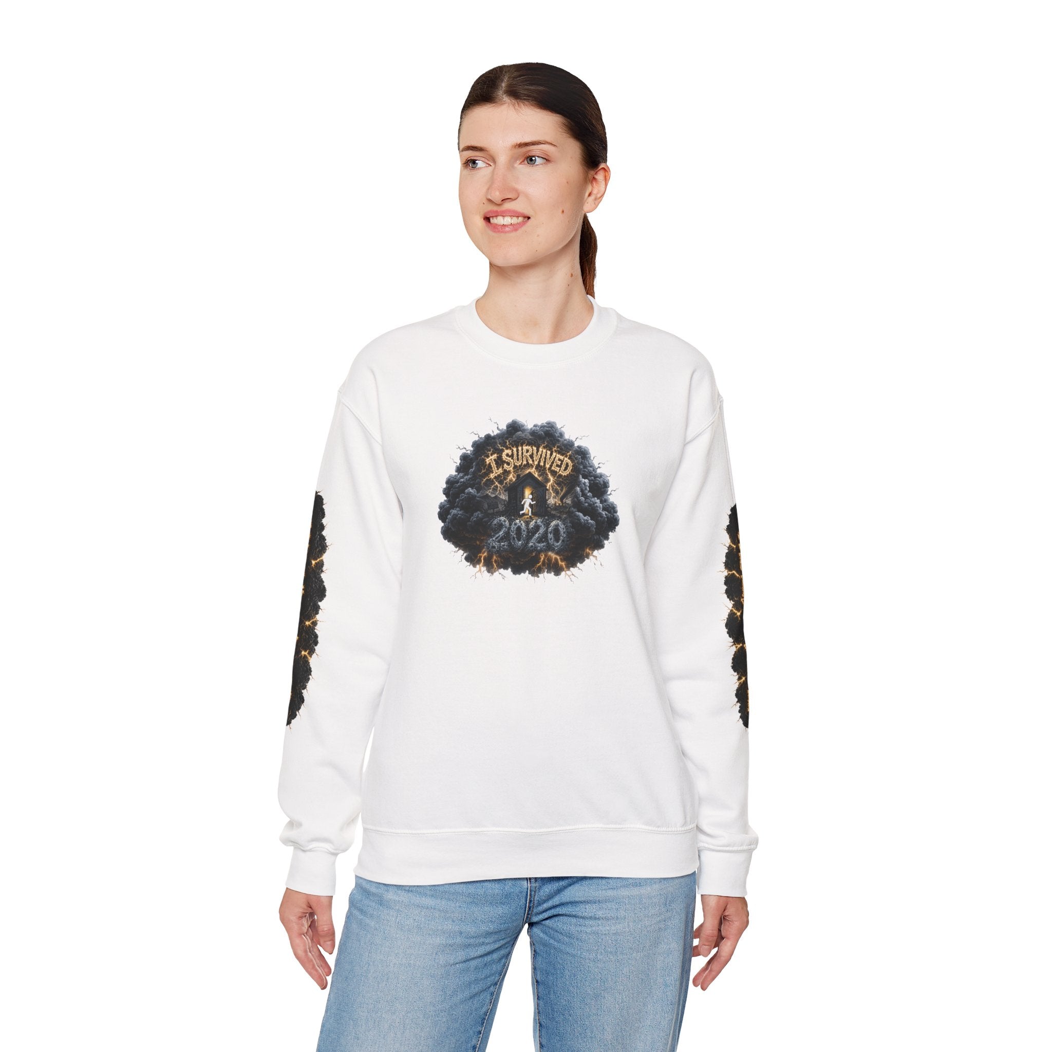 I Survived 2020 — Original PILOT Design: Director's Cut Special Edition Unisex Heavy Blend™ Crewneck Sweatshirt