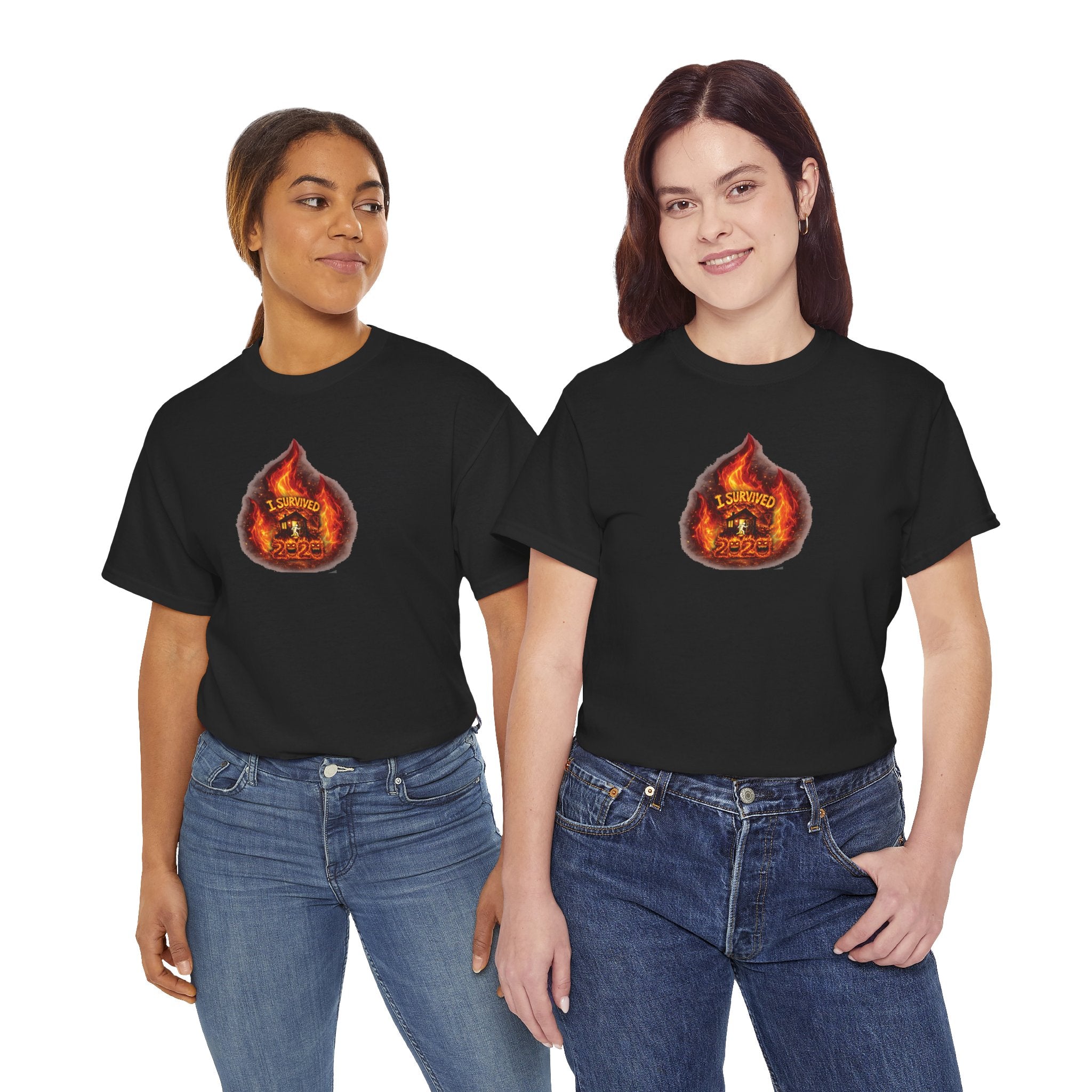 I Survived 2020 — WILDFIRES S2:E1: Director's Cut "Berry Creek" Memorial Unisex Heavy Cotton Tee