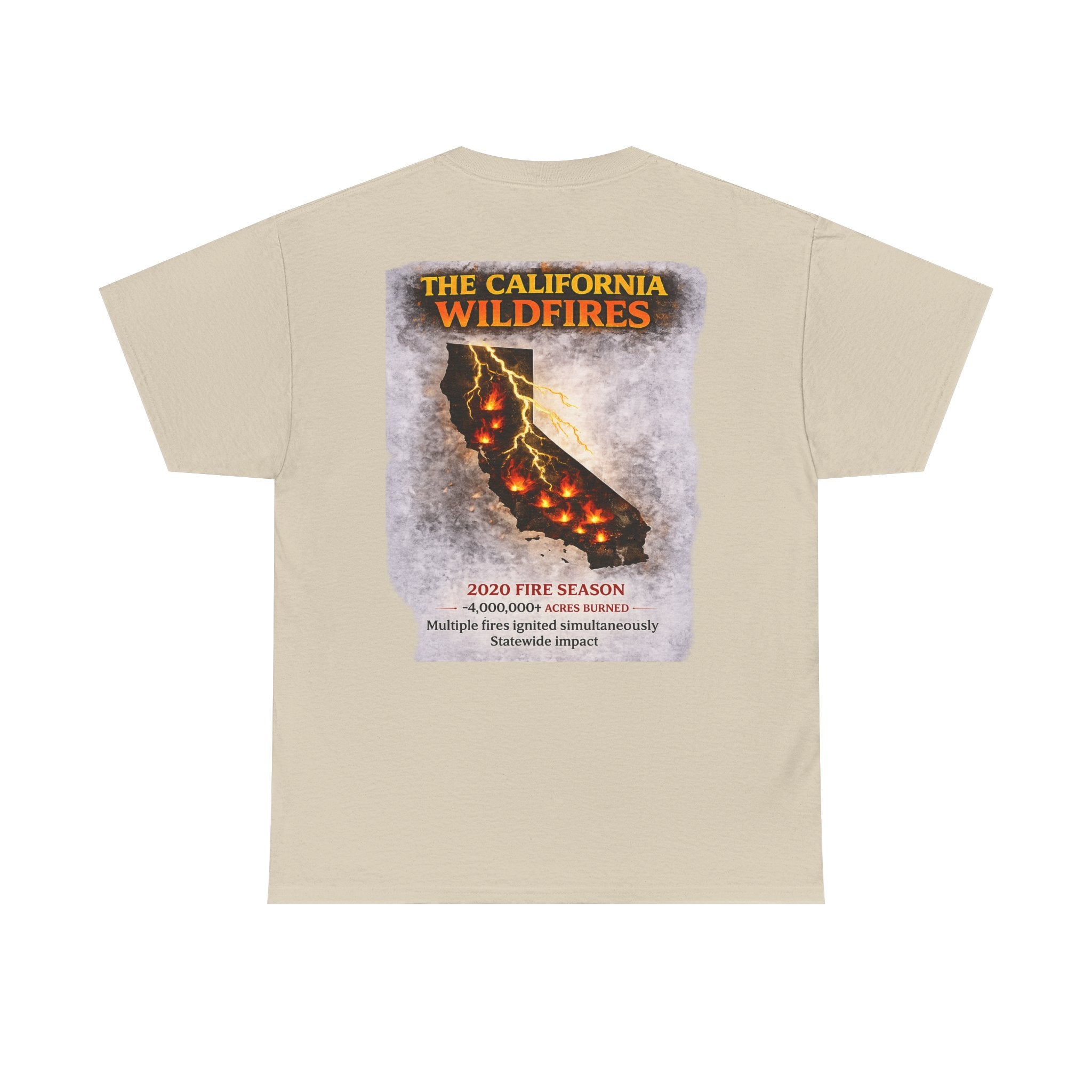 I Survived 2020 — Director's Cut S2:E3 "The California Wildfires" | Wildfire Edition Memorial Unisex Heavy Cotton Tee