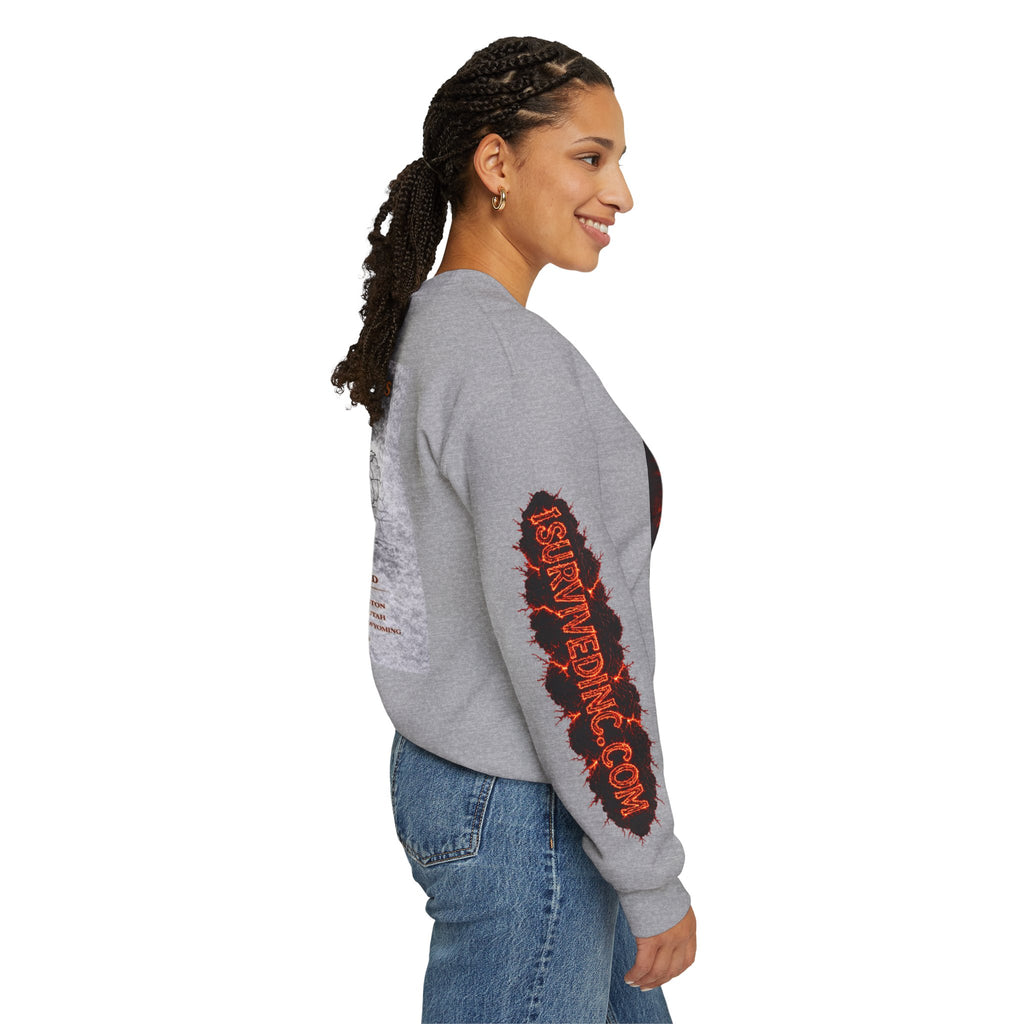 I Survived 2020 — S2:E4 "Western U.S. Wildfire Season" | Mid-Season Finale Pt. 1 | Wildfire Edition Memorial Unisex Heavy Blend™ Crewneck Sweatshirt