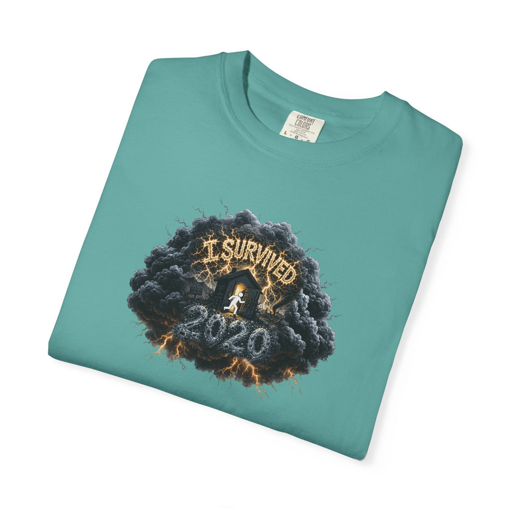 I Survived 2020 — Original PILOT Design: Director's Cut Unisex Garment-Dyed T-shirt