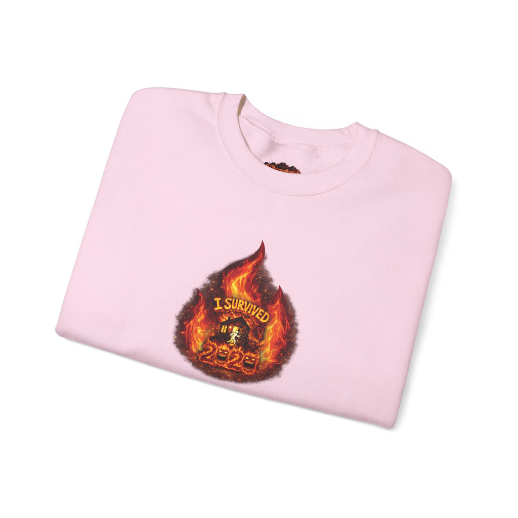 I Survived 2020 — WILDFIRES S2:E4: Director's Cut "Western U.S. Wildfire Season" Memorial Unisex Heavy Blend™ Crewneck Sweatshirt