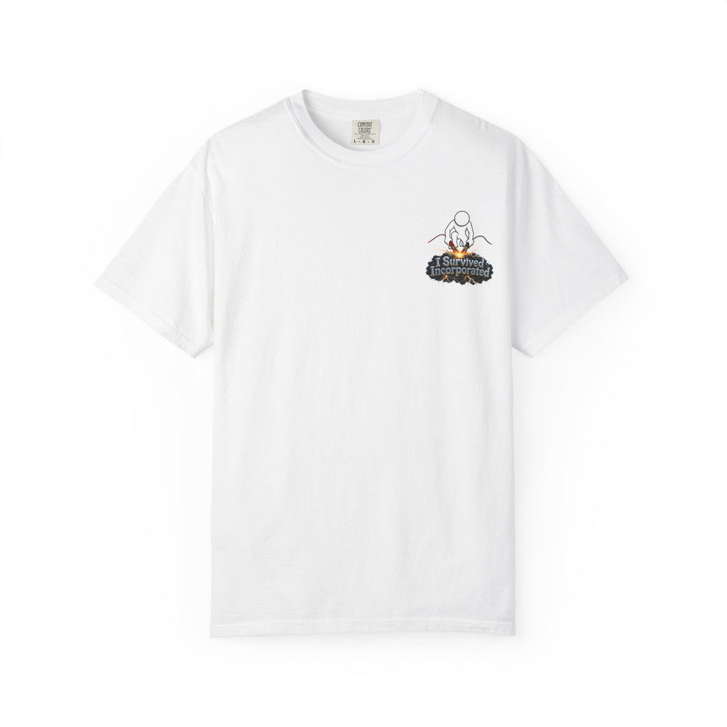 I Survived 2020 — "Please Stand By" Test Pattern Tee Summer Premier Unisex Garment-Dyed T-shirt