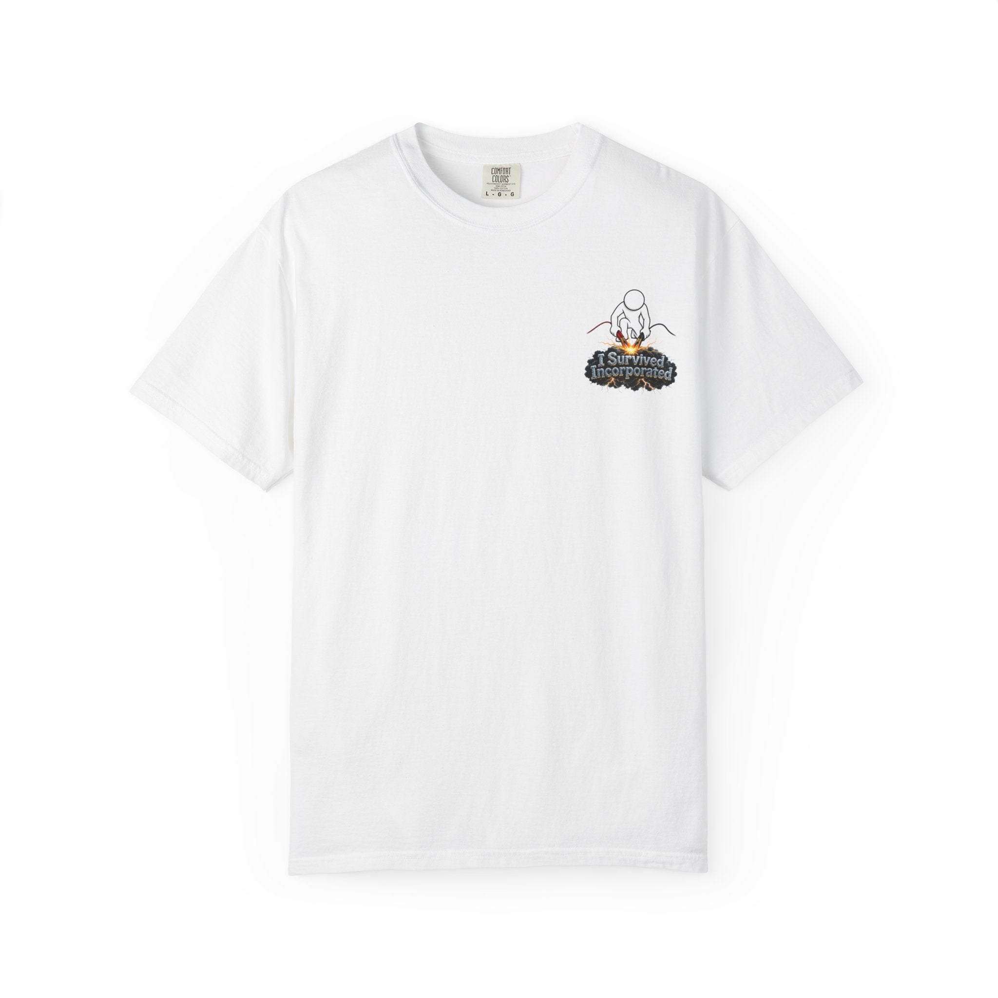 I Survived 2020 — "Please Stand By" Test Pattern Tee Summer Premier Unisex Garment-Dyed T-shirt