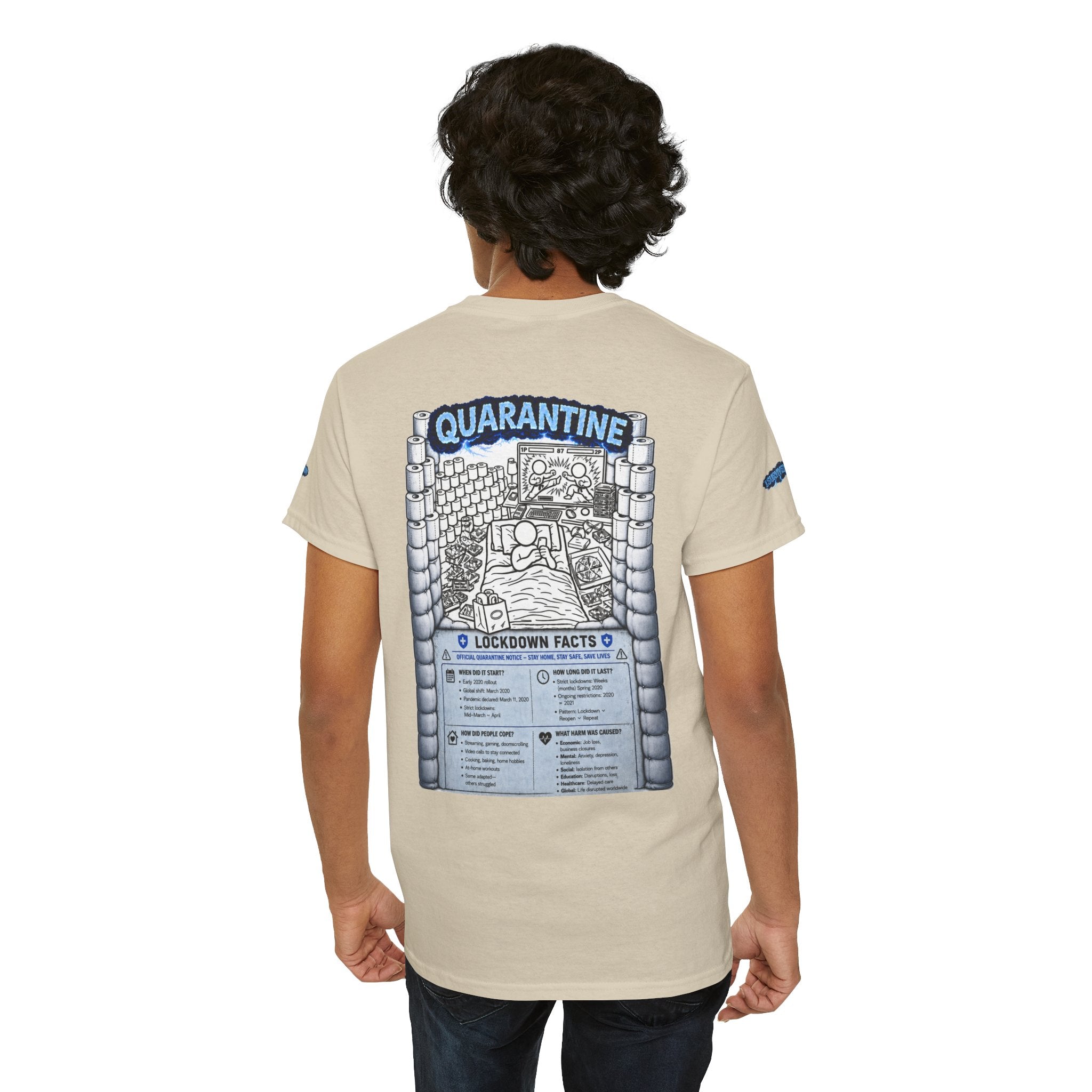 I Survived 2020 — LOCKDOWN S3:E1: Special Edition "Quarantine" Unisex Heavy Cotton Tee