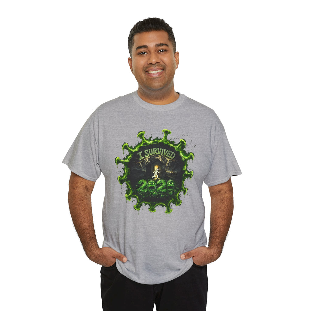 I Survived 2020 — Director's Cut S1:E2 "The Coming of COVID" | Pandemic Edition Unisex Heavy Cotton Tee