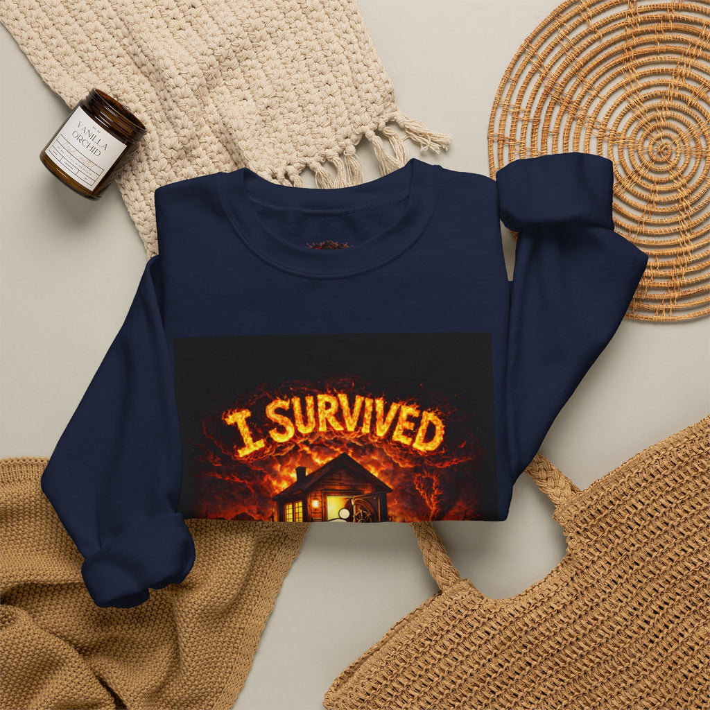I Survived 2020 — WILDFIRES S2:E3: "The California Wildfires" Memorial Unisex Heavy Blend™ Crewneck Sweatshirt