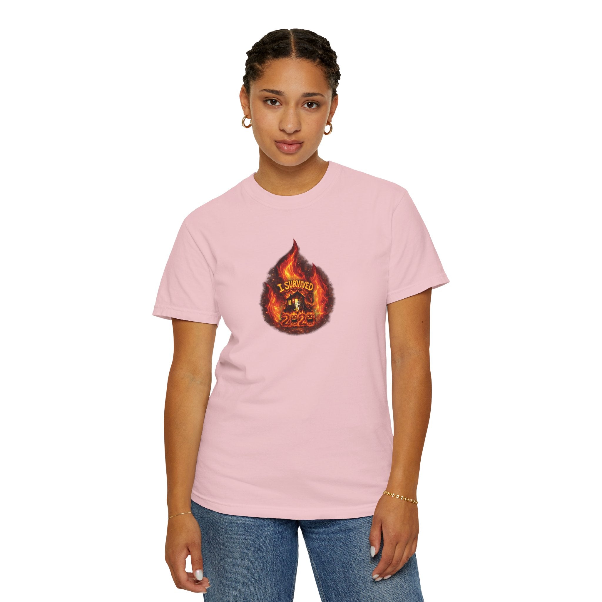 I Survived 2020 — WILDFIRES S2:E3: Director's Cut "The California Wildfires" Memorial Unisex Garment-Dyed T-shirt