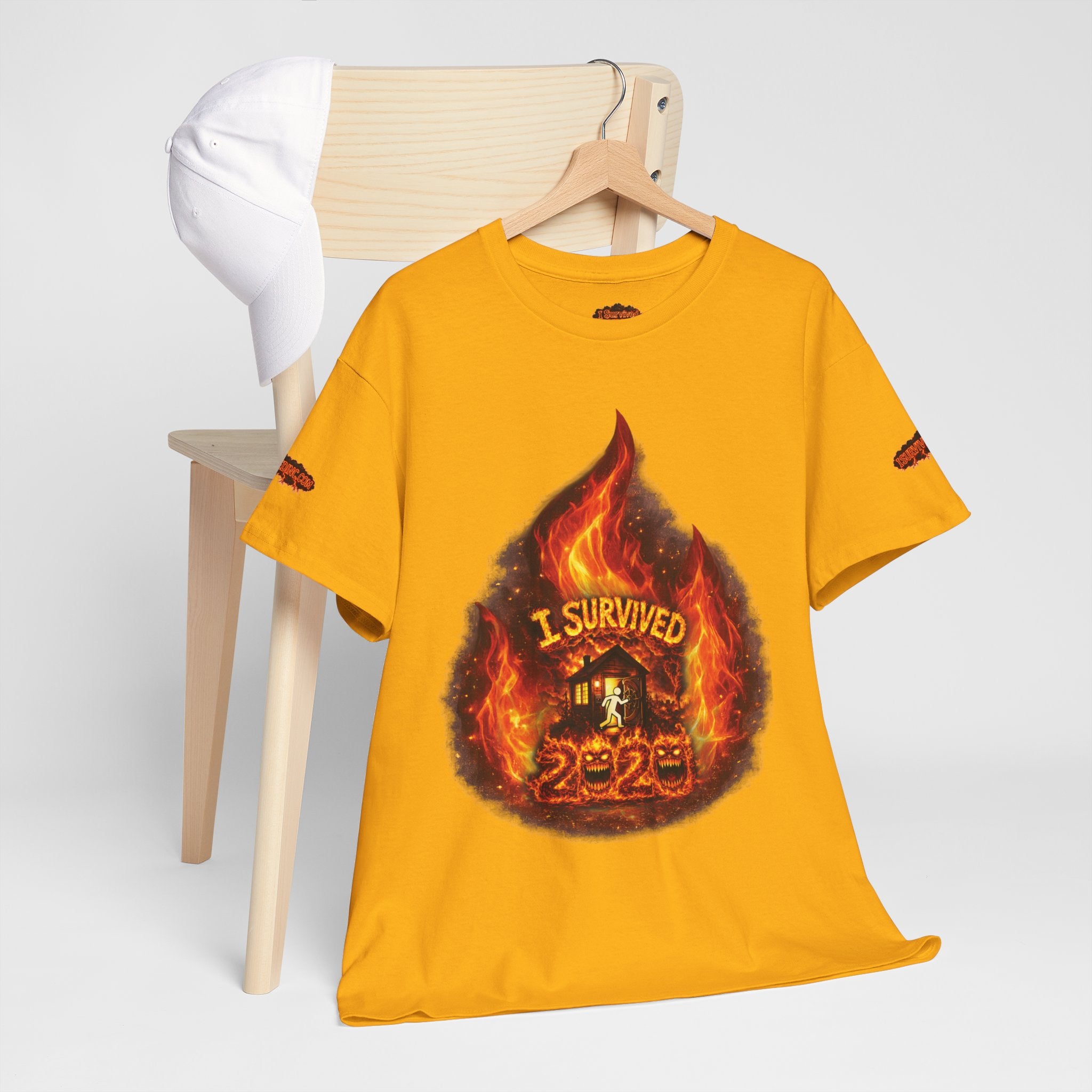 I Survived 2020 — Director's Cut S2:E4 "Western U.S. Wildfire Season" | Mid-Season Finale Pt. 1 | Wildfire Edition Memorial Unisex Heavy Cotton Tee (SPECIAL EDITION)