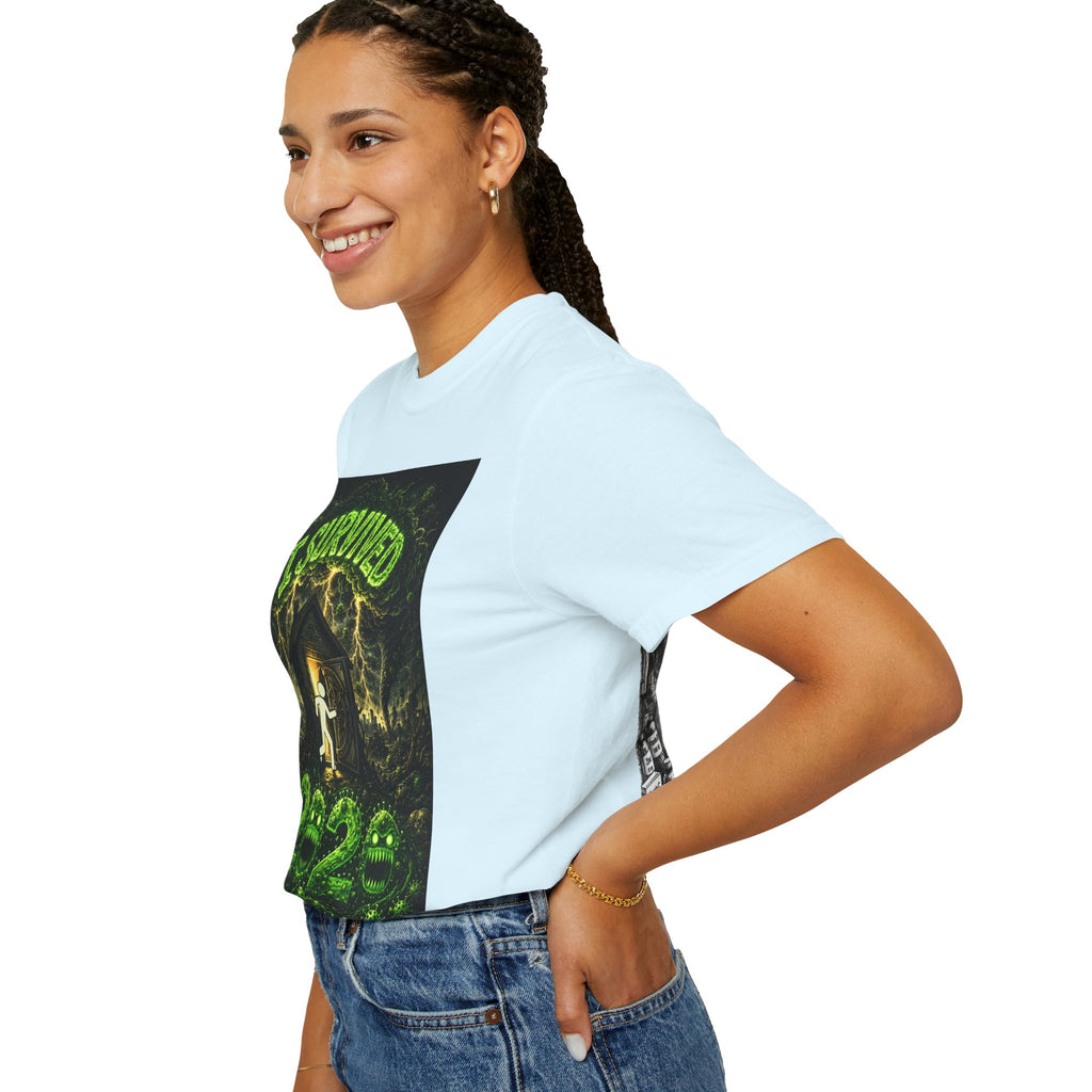 I Survived 2020 — S1:E1 "COVID-19: The Coronavirus" | Pandemic Edition Unisex Garment-Dyed T-shirt