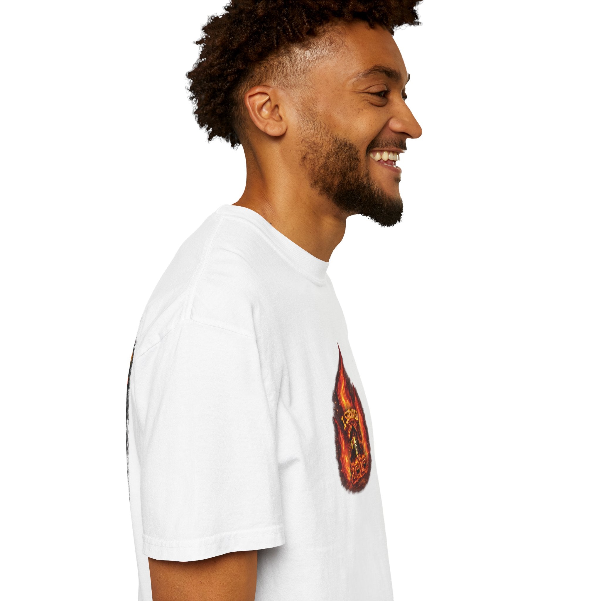 I Survived 2020 — WILDFIRES S2:E2: Director's Cut "The Bobcat Fire" Memorial Unisex Garment-Dyed T-shirt