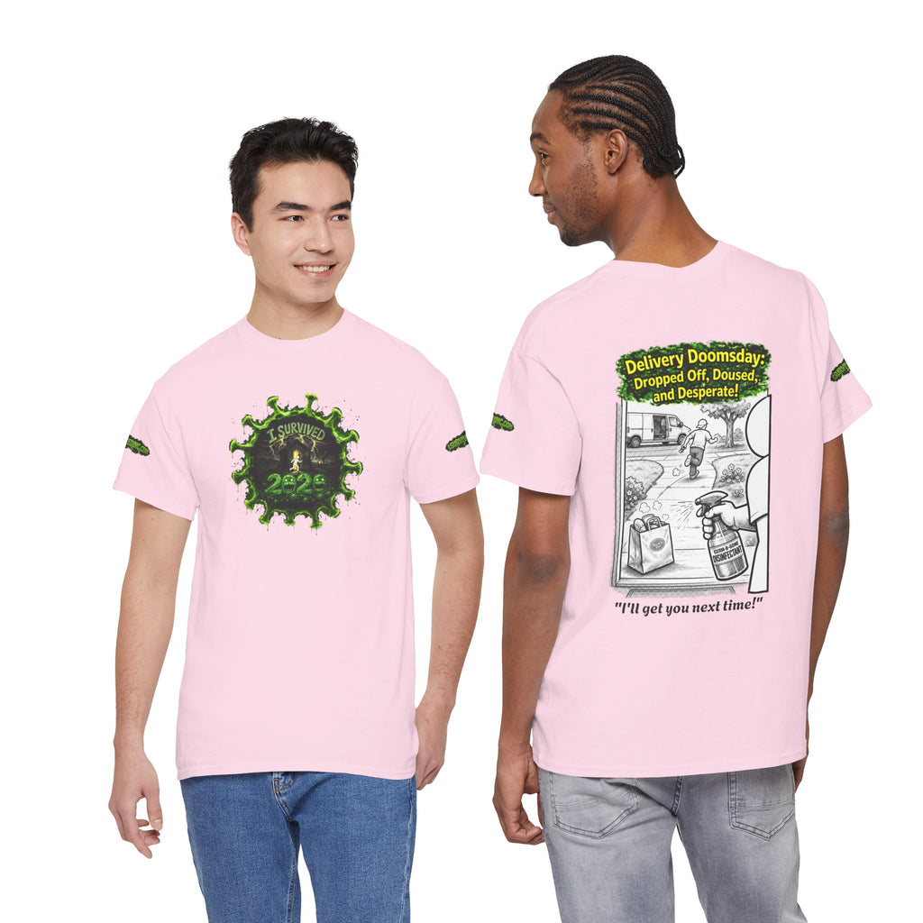 I Survived 2020 — PANDEMIC S1:E5: Director's Cut Special Edition "Delivery Doomsday" Unisex Heavy Cotton Tee