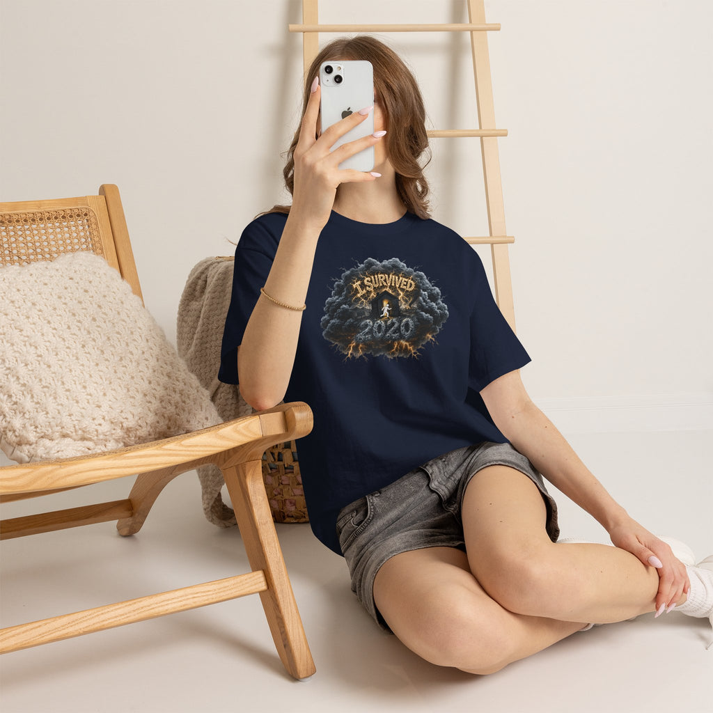 I Survived 2020 — Director's Cut Original Design Teaser Tee | Season 1 Premiere Drop Unisex Heavy Cotton Tee