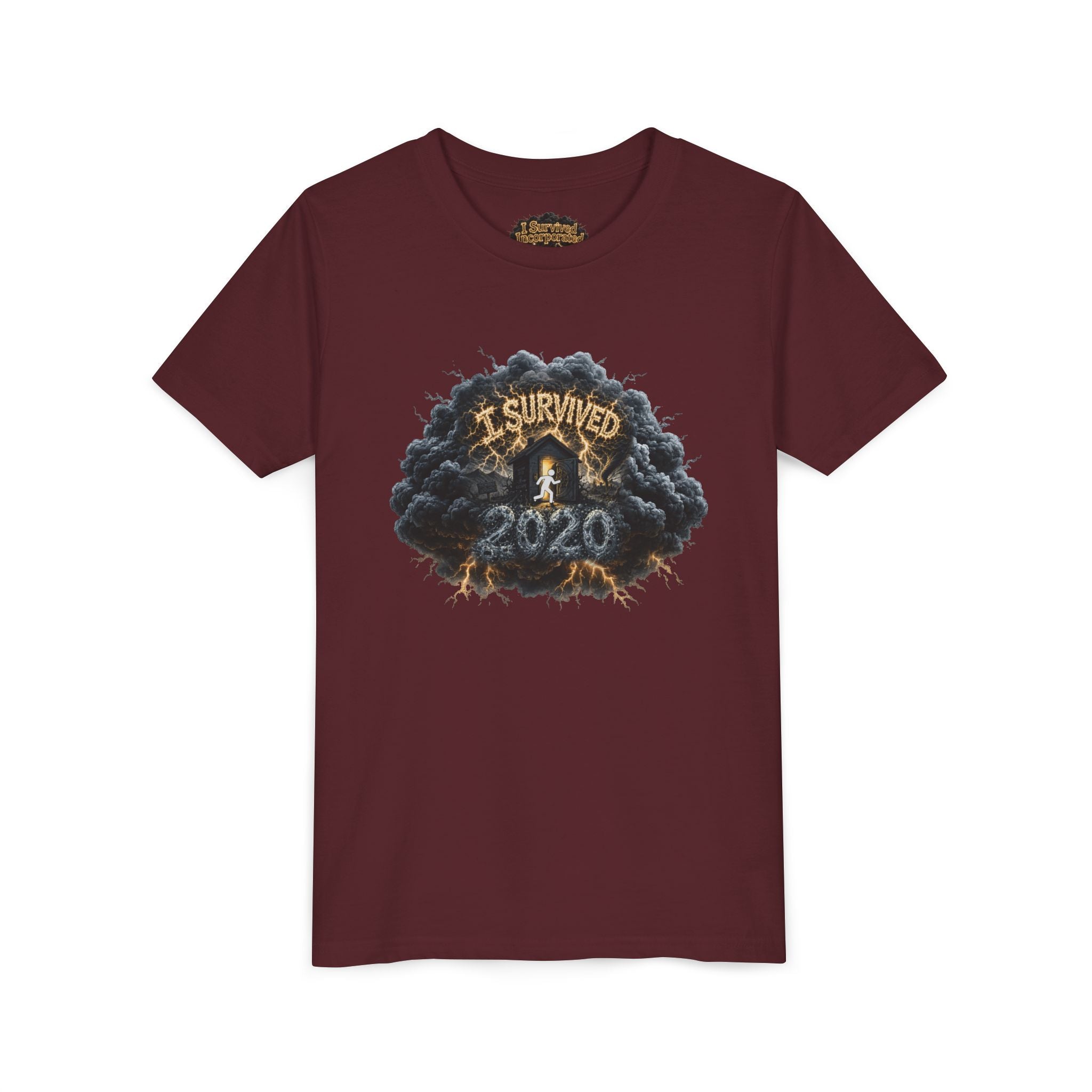 I Survived 2020 — Director's Cut Original Design Teaser Tee | Season 1 Premiere Drop Youth Short Sleeve Tee