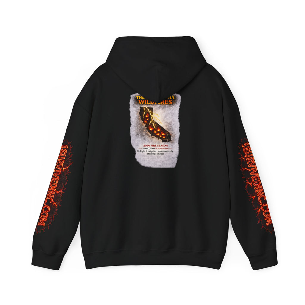 I Survived 2020 — S2:E3 "The California Wildfires" | Wildfire Edition Memorial Hoodie Sweatshirt