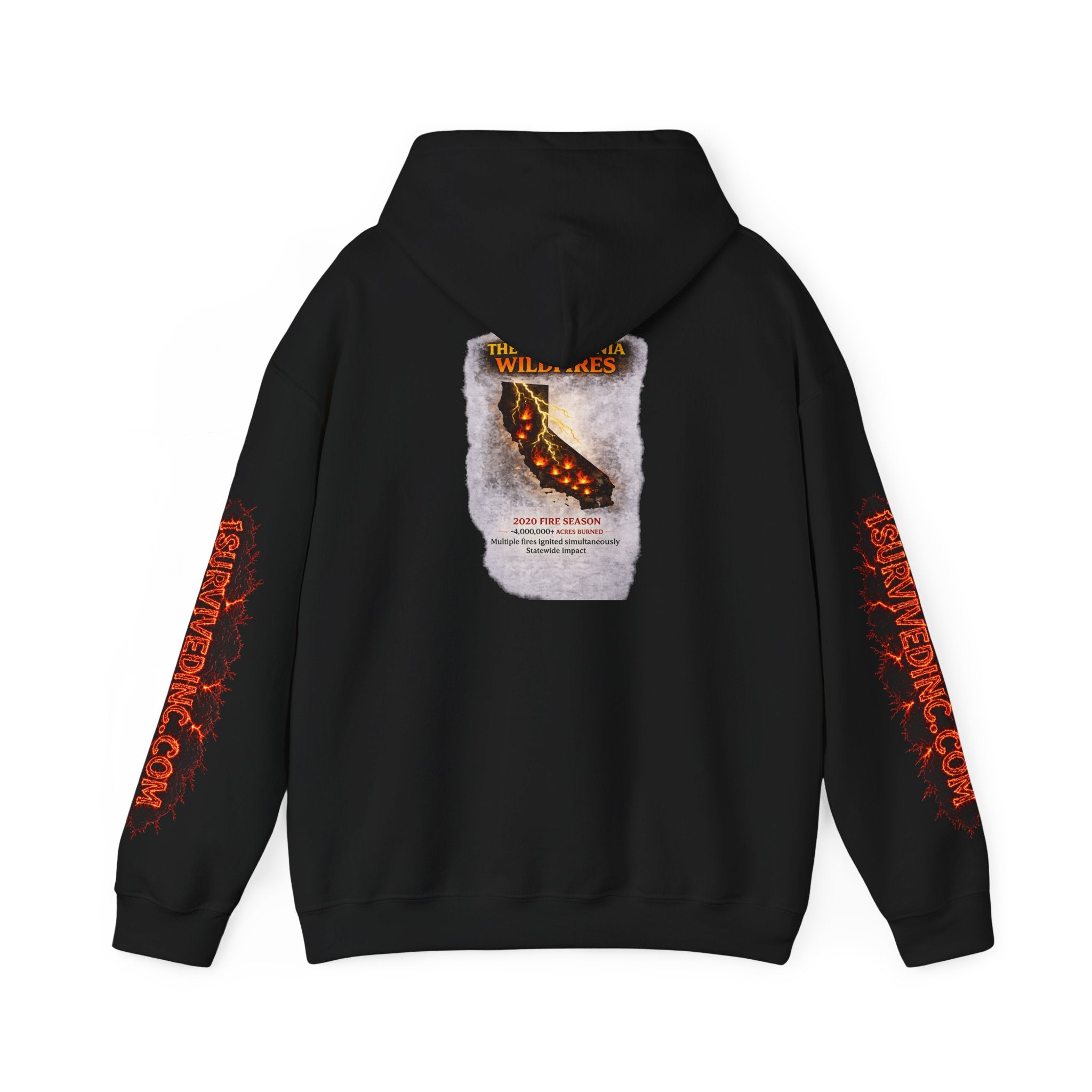 I Survived 2020 — S2:E3 "The California Wildfires" | Wildfire Edition Memorial Hoodie Sweatshirt