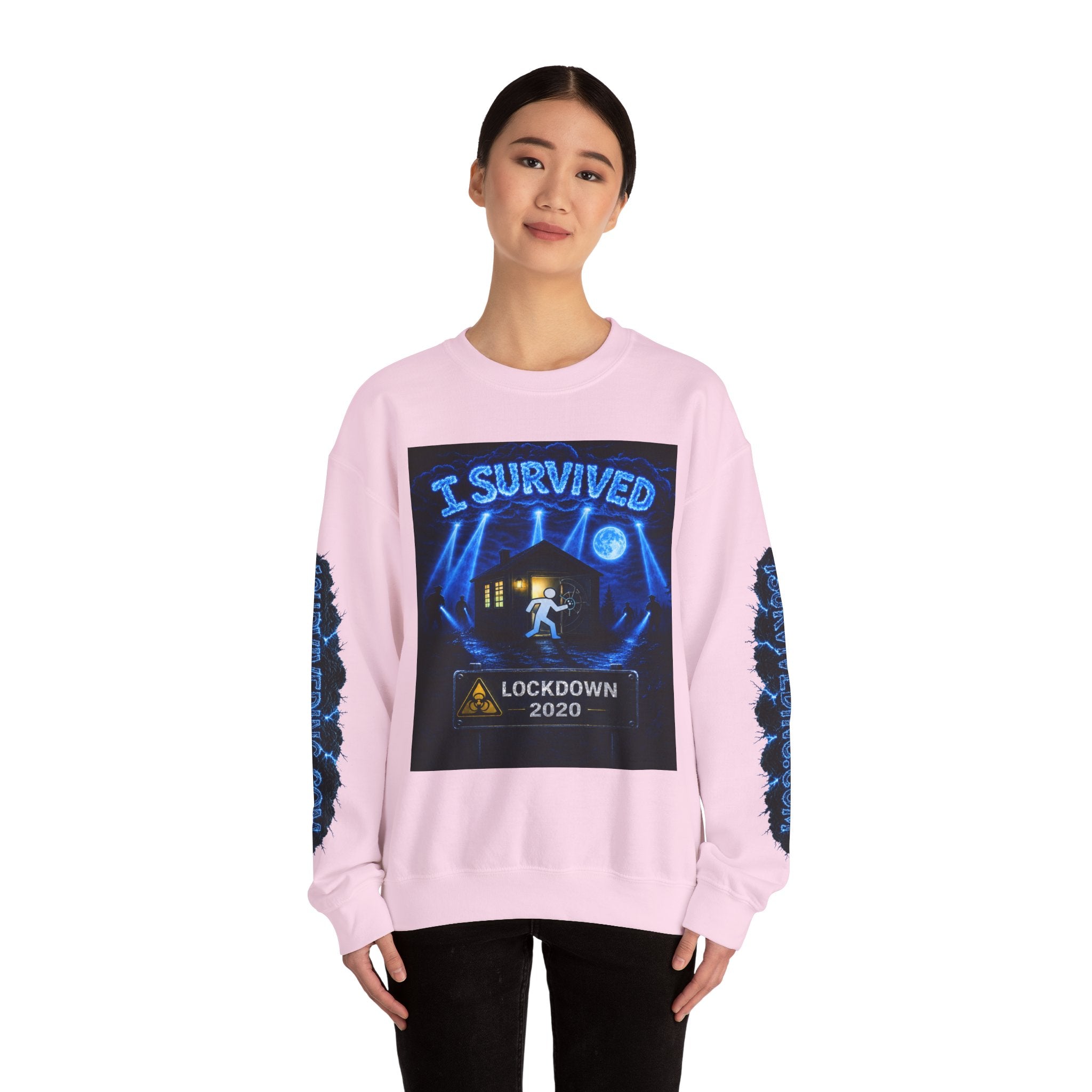 I Survived 2020 — S3:E1 "Quarantine" | Lockdown Edition Documentary Unisex Heavy Blend™ Crewneck Sweatshirt