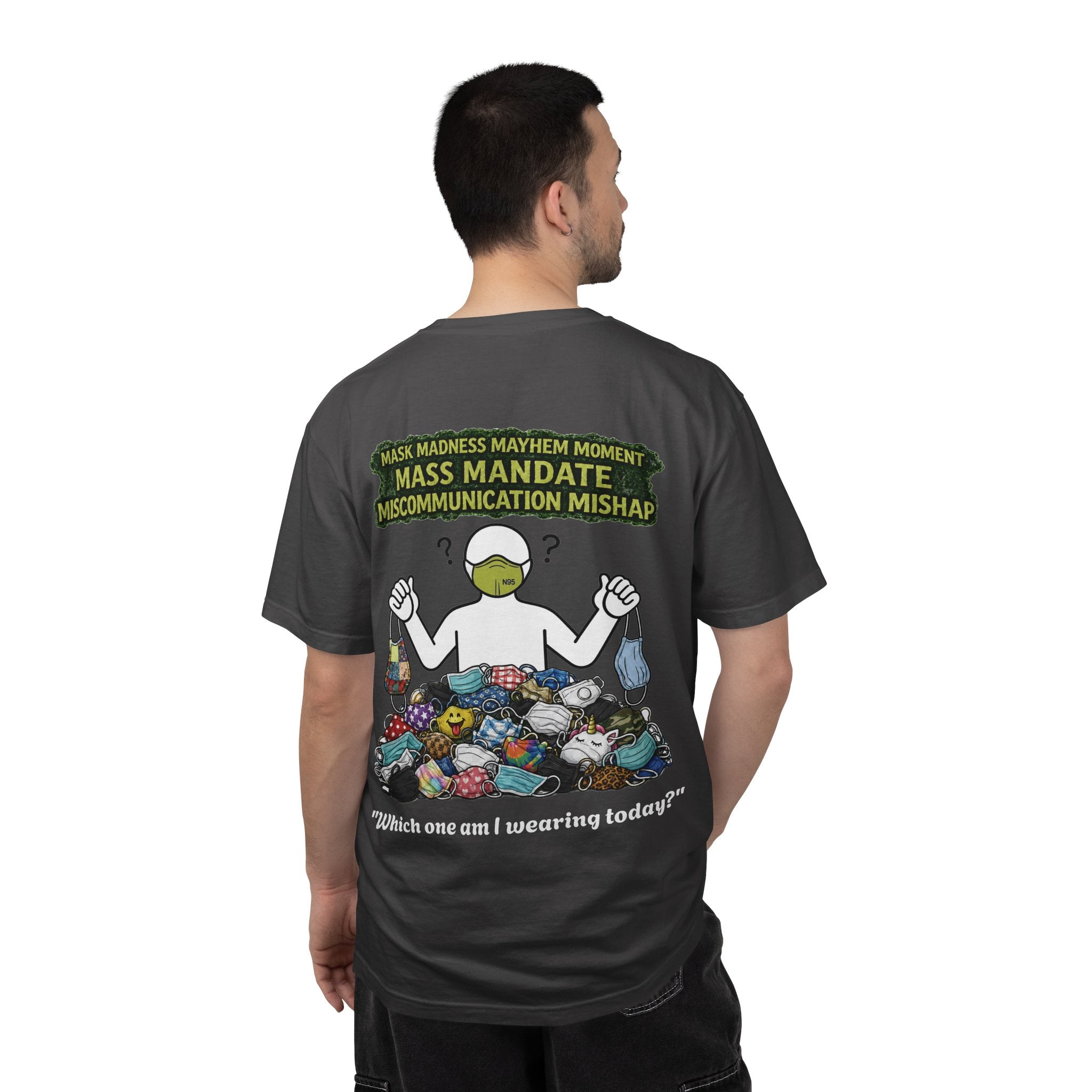 I Survived 2020 — Director's Cut S1:E4 "Mask Madness Mayhem Moment" | Pandemic Edition Unisex Garment-Dyed T-shirt